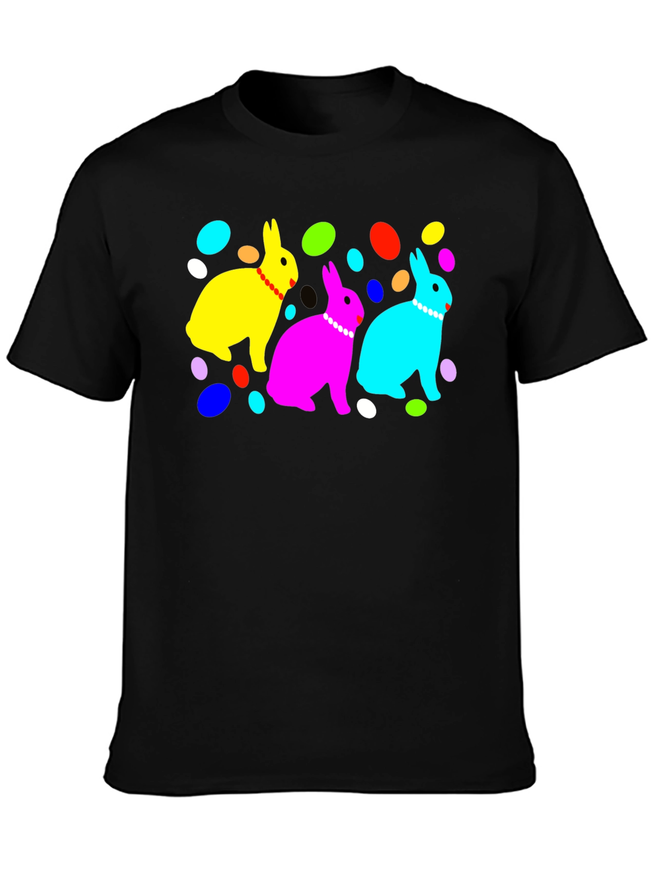 Vibrant Easter Bunny Graphic Tee
