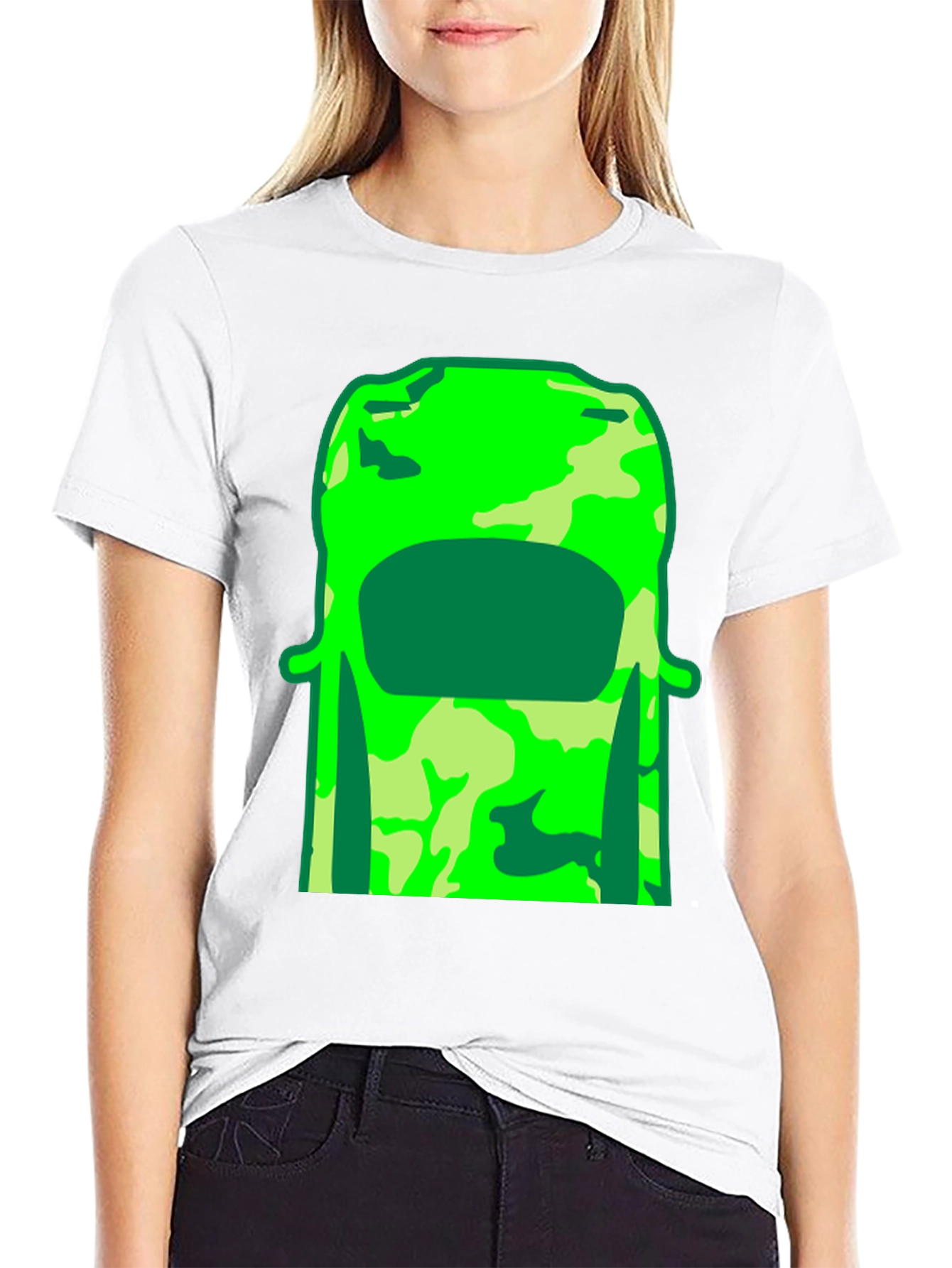 Green Camo Car T-Shirt