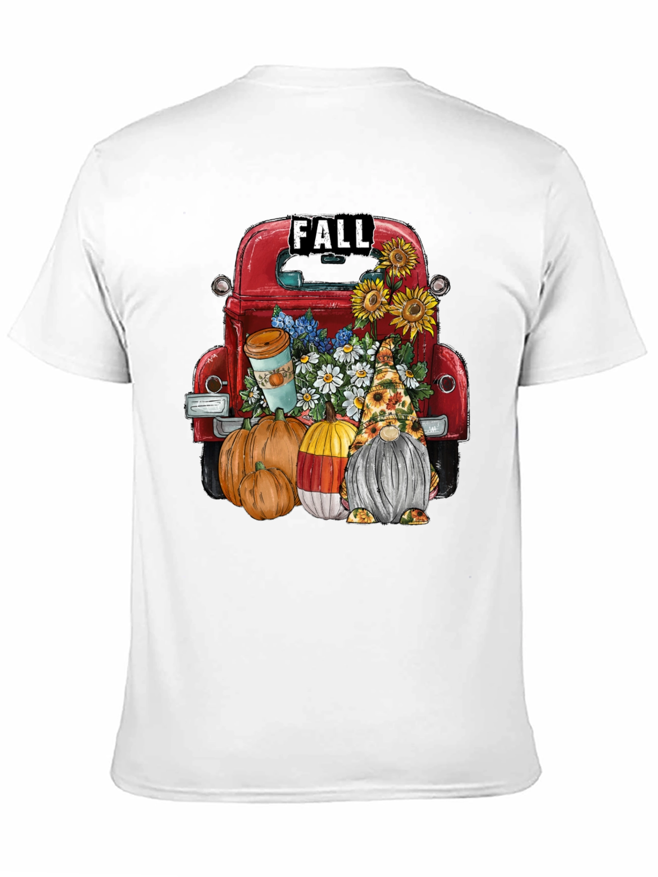Fall Truck & Gnome Graphic Tee