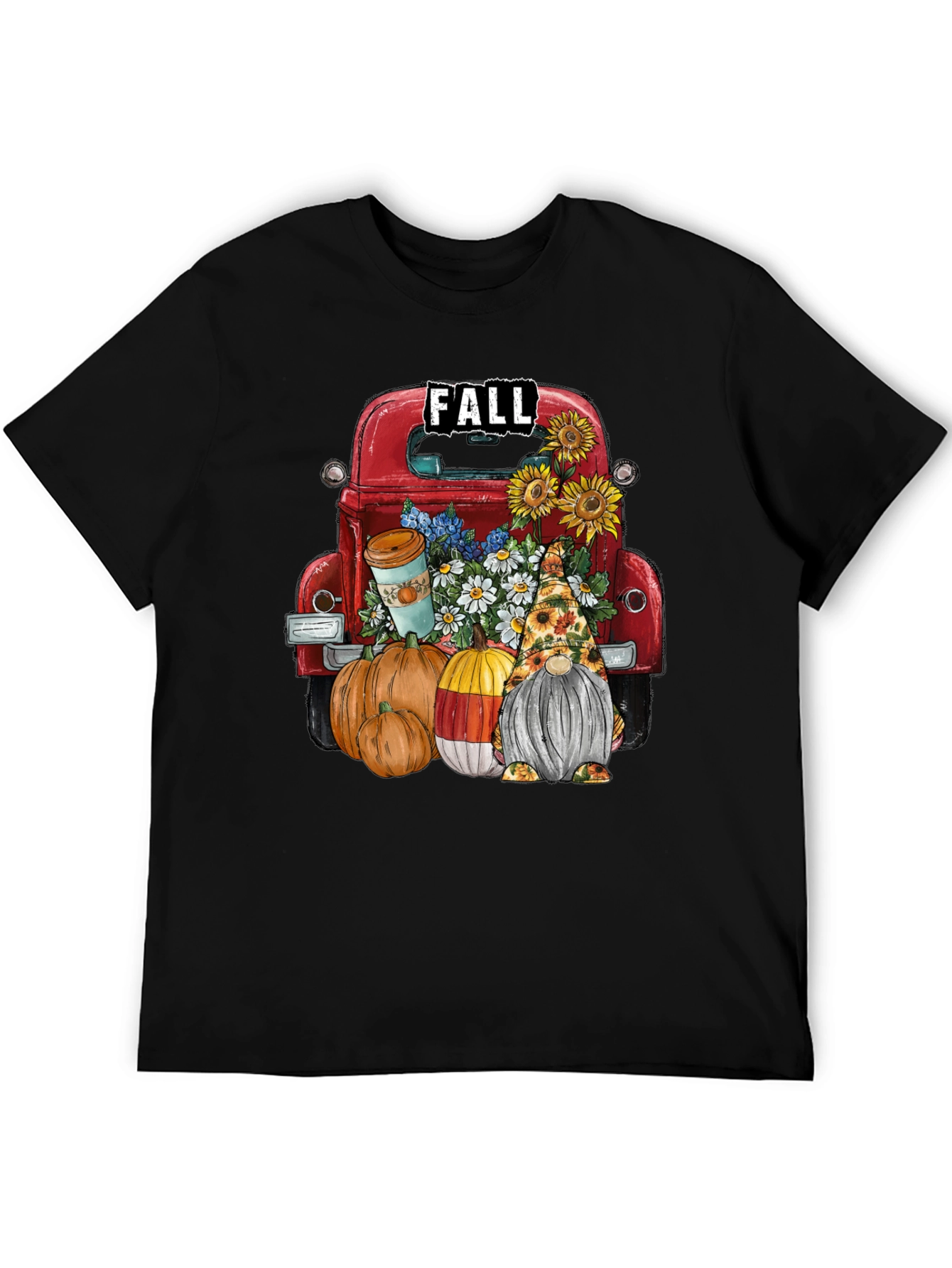 Fall Truck & Gnome Graphic Tee