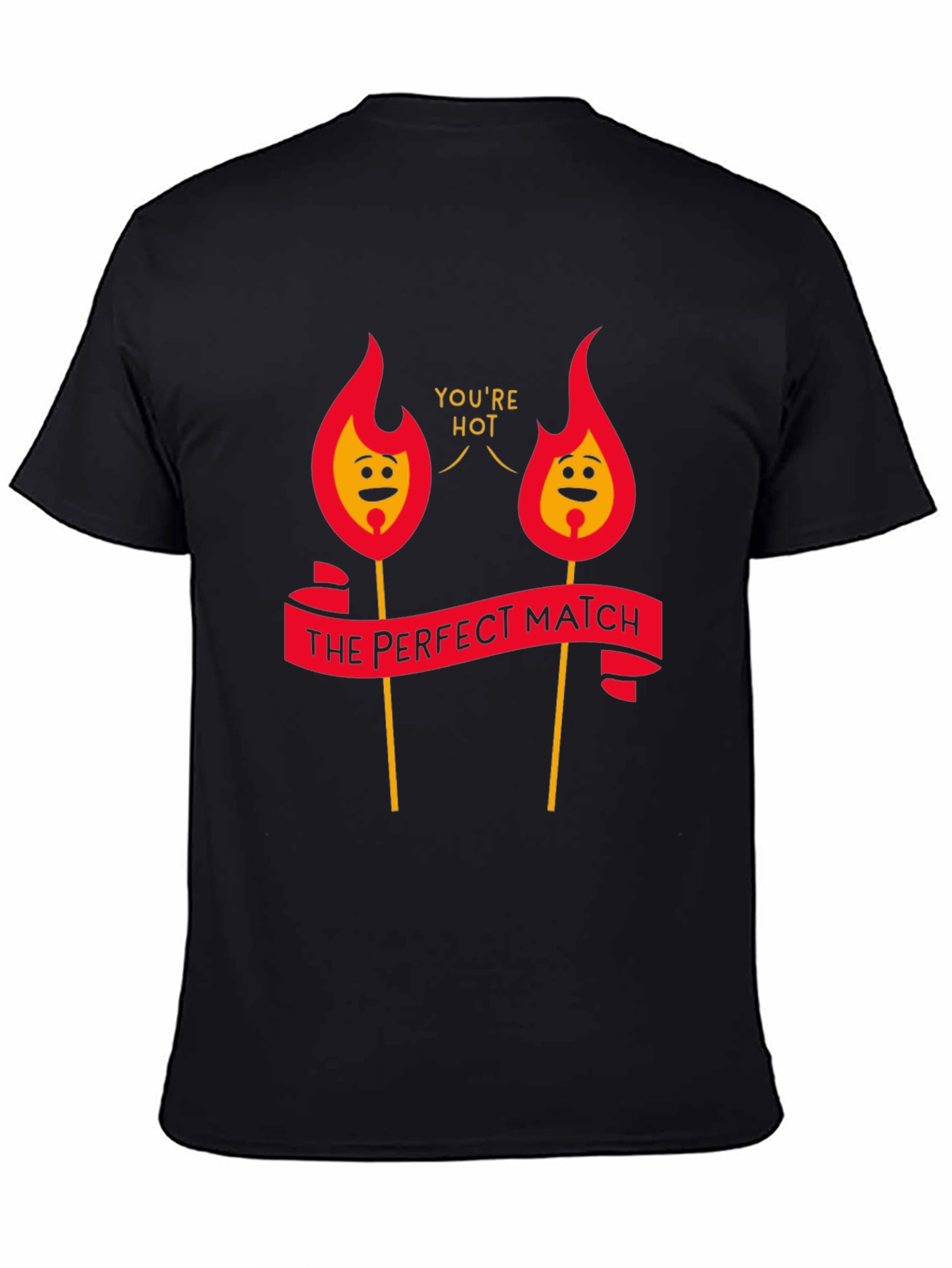 Perfect Match Graphic Tee - Youre Hot!