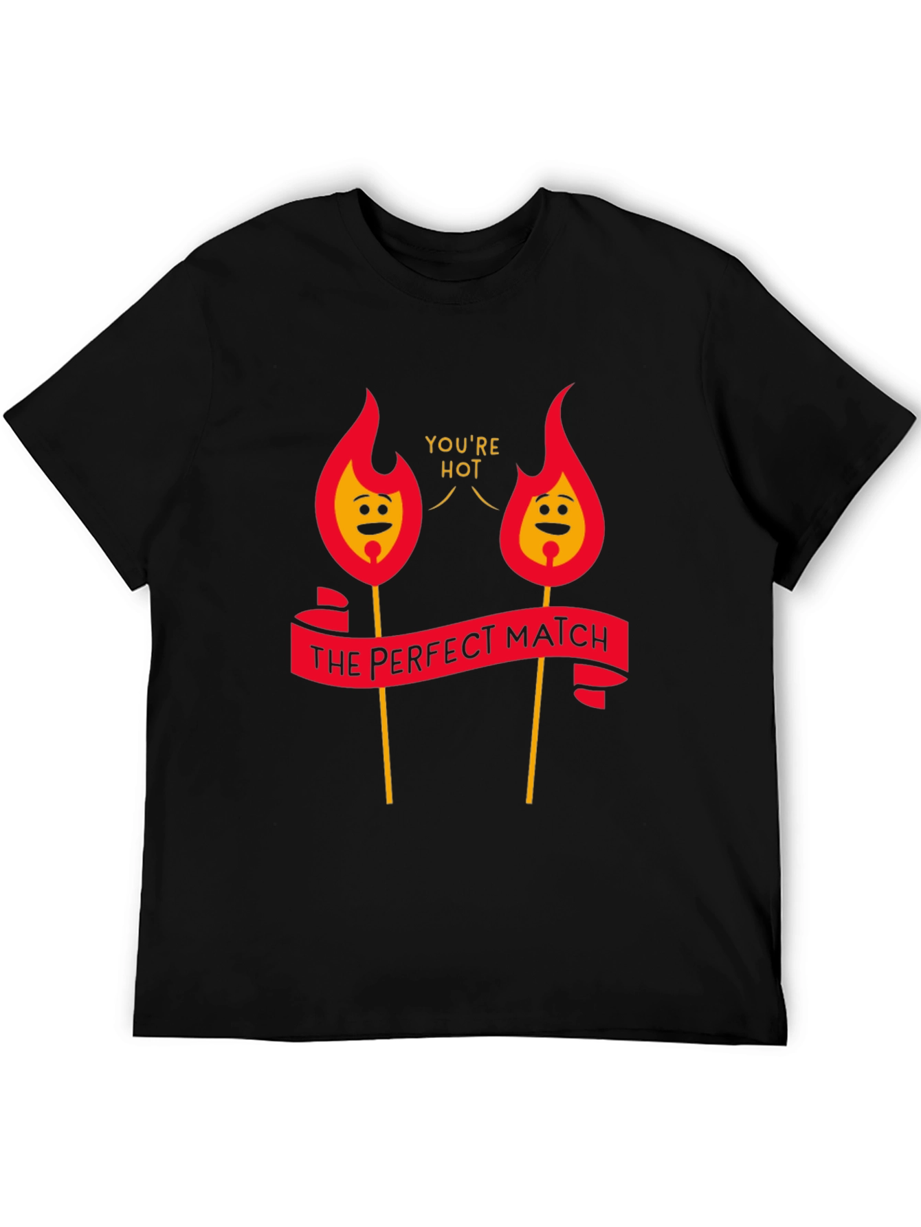 Perfect Match Graphic Tee - Youre Hot!