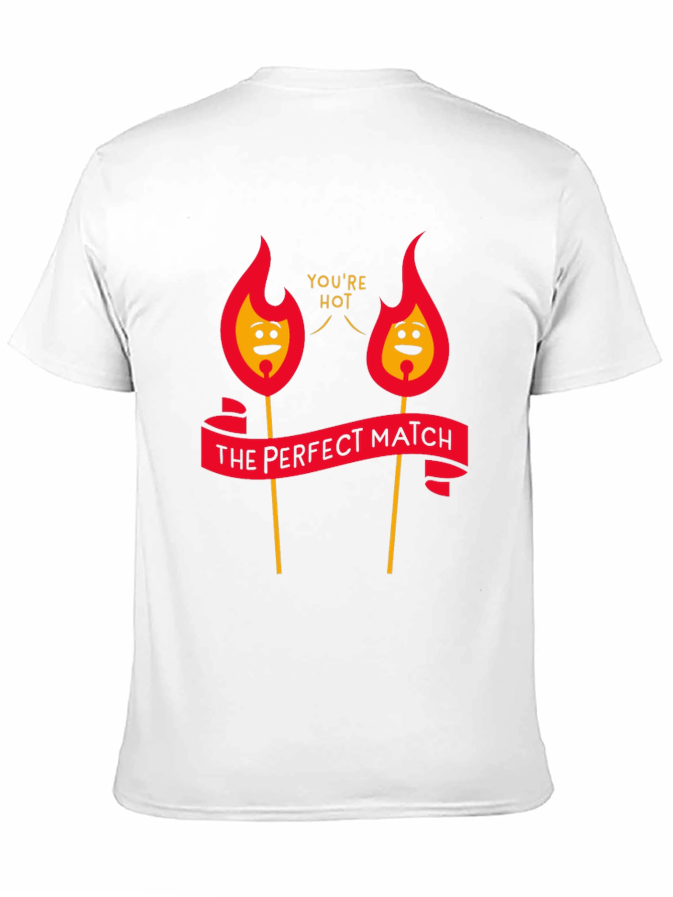 Perfect Match Graphic Tee - Youre Hot!