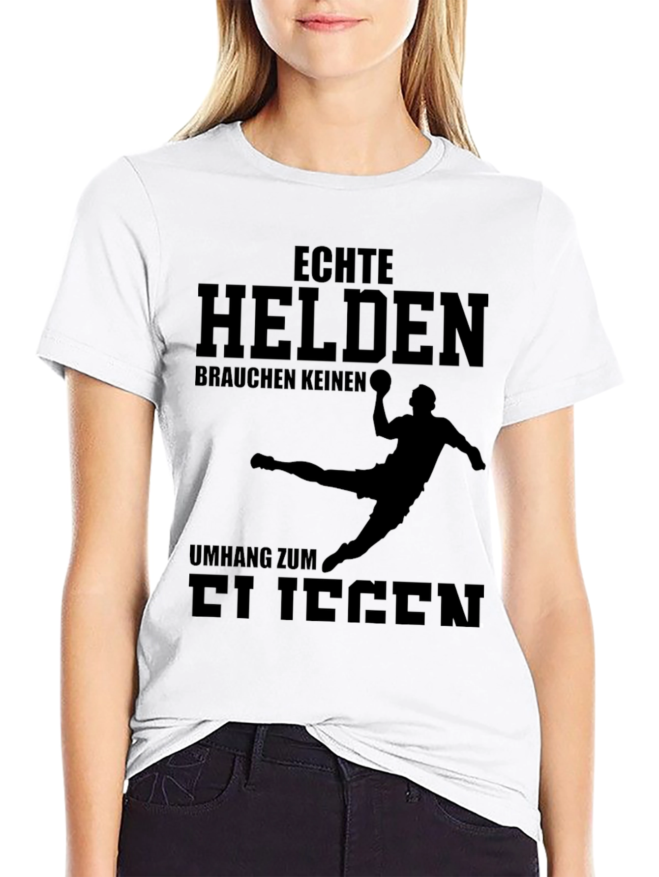 Echte Helden T-Shirt - Handball Design