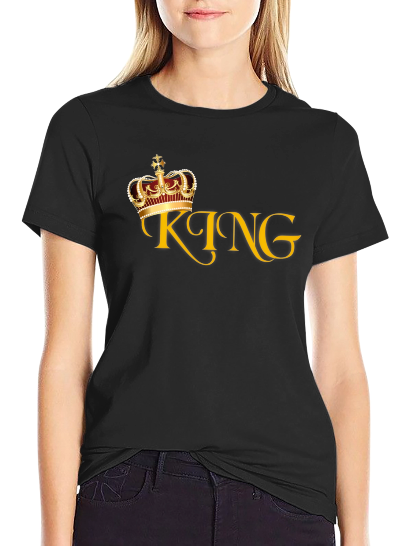 King Crown Graphic Tee - Mens Black T-Shirt