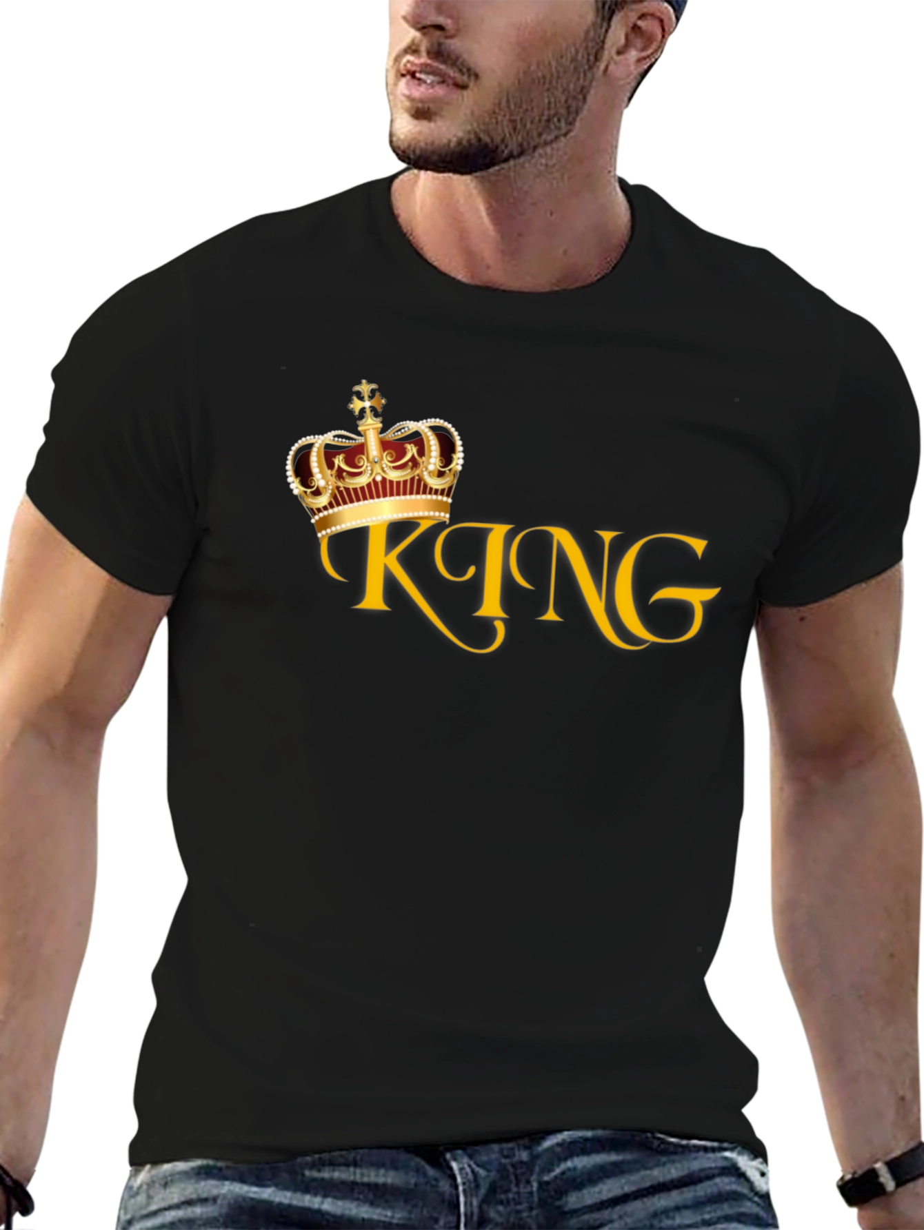 King Crown Graphic Tee - Mens Black T-Shirt