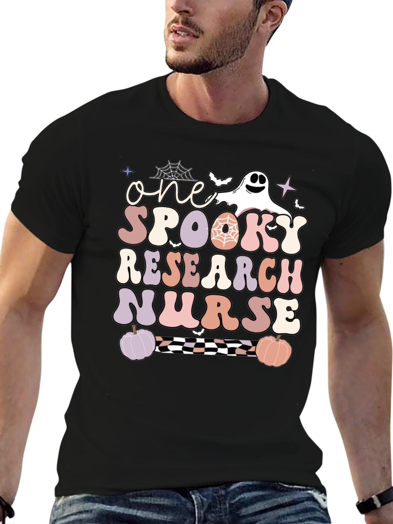 One Spooky Research Nurse Halloween T-Shirt