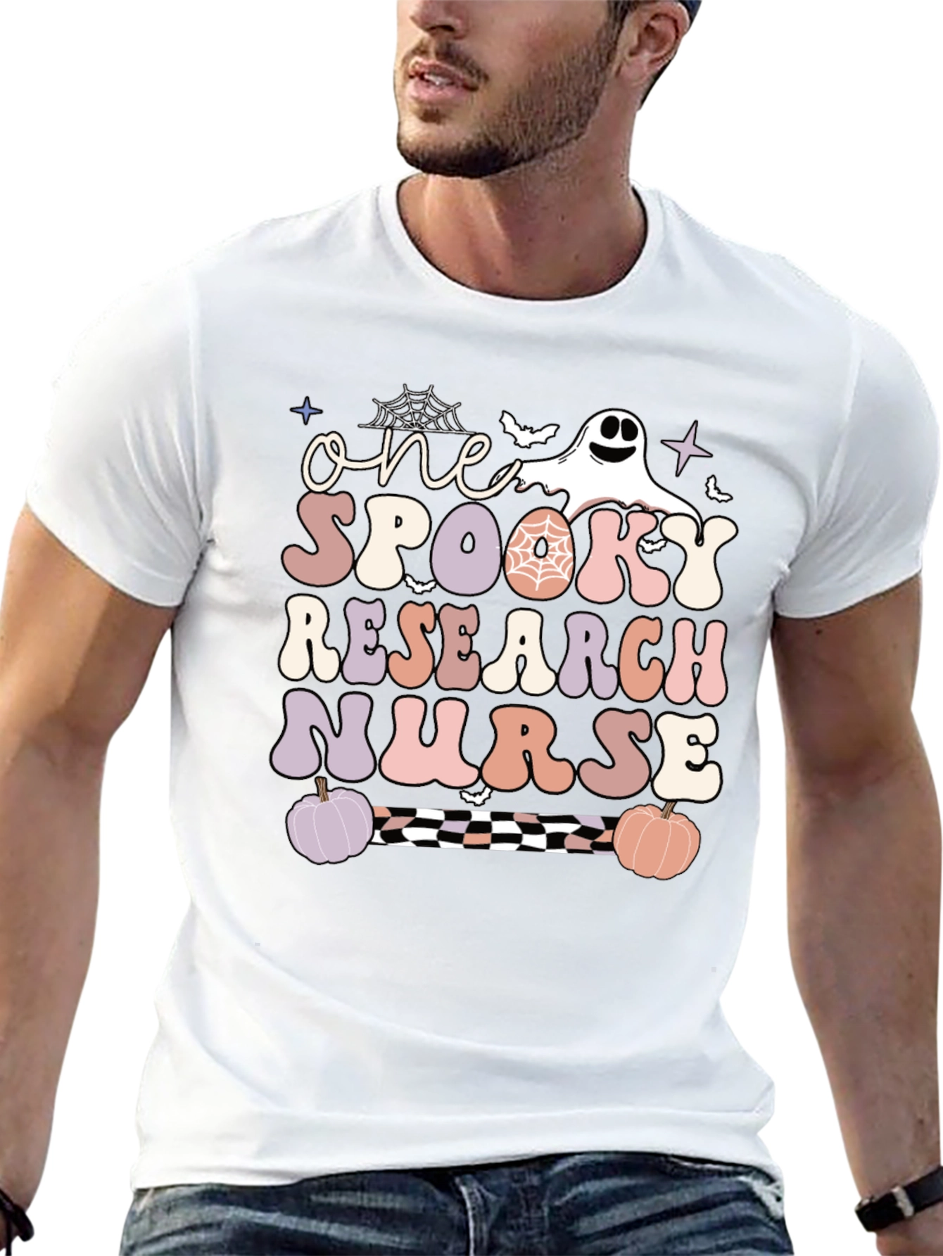 One Spooky Research Nurse Halloween T-Shirt
