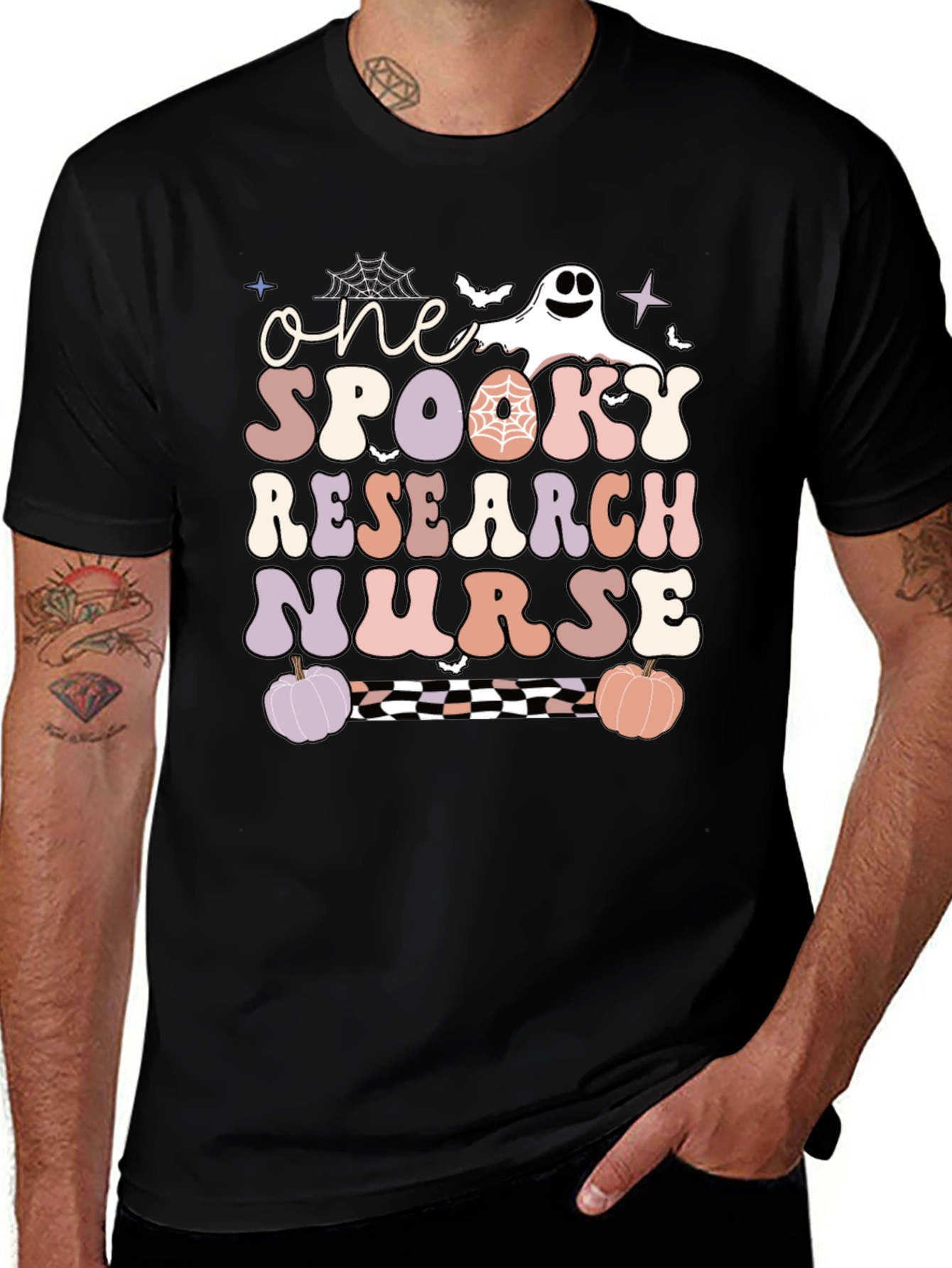 One Spooky Research Nurse Halloween T-Shirt