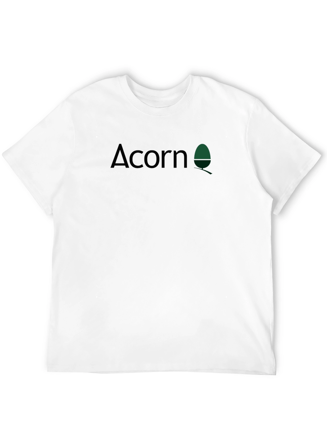 Acorn Graphic Print Black Tee