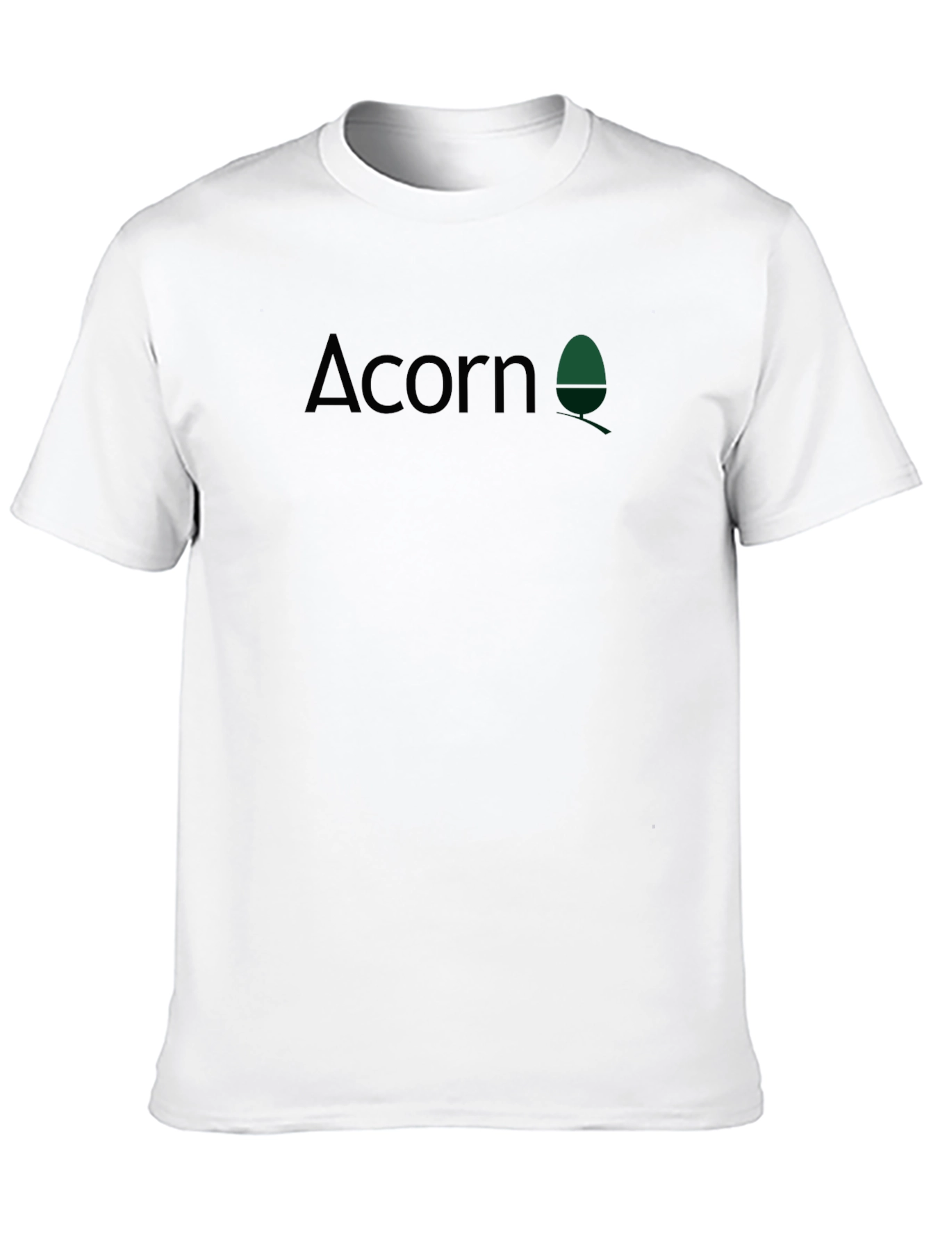 Acorn Graphic Print Black Tee