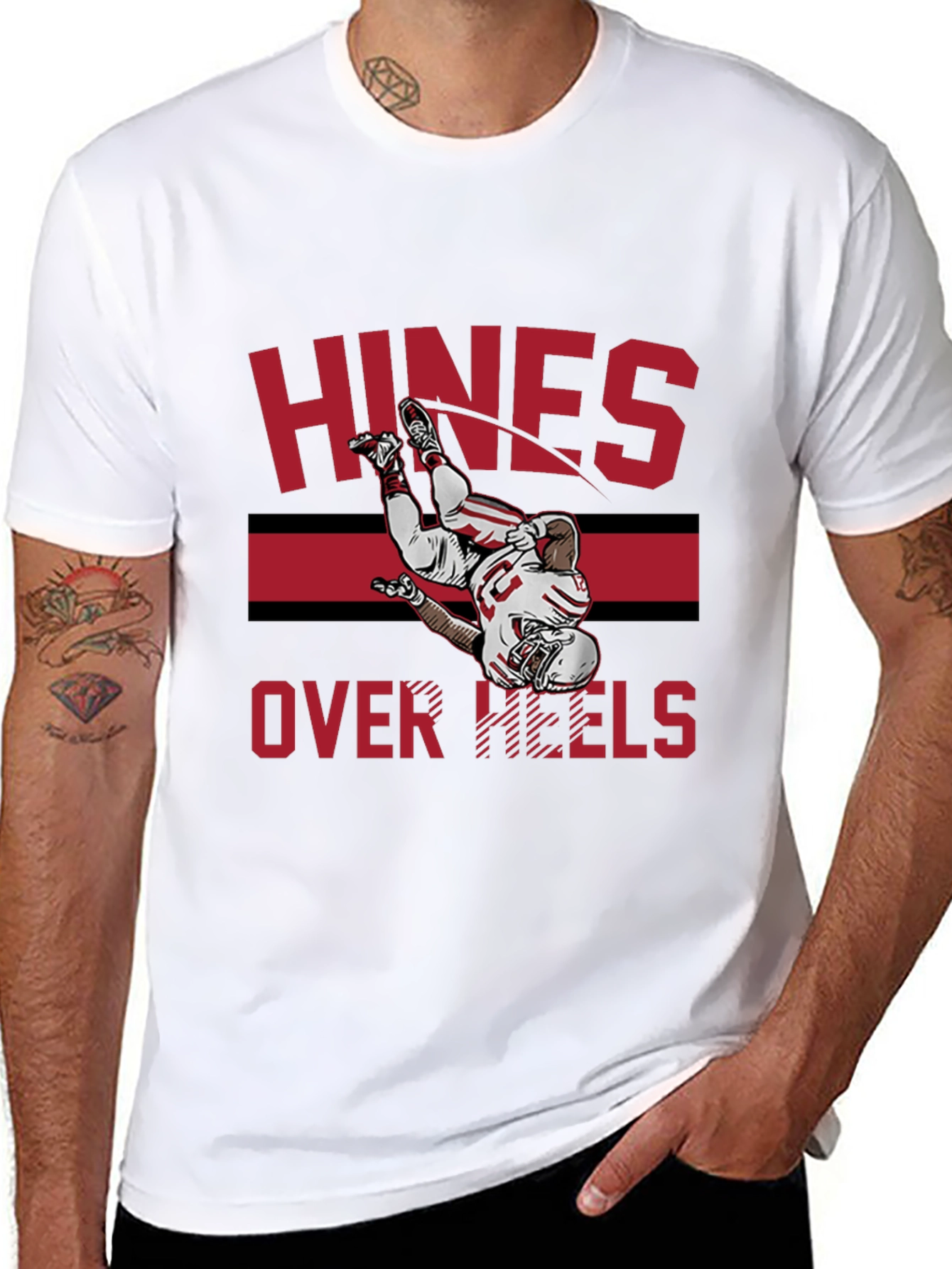 Hines Over Heels Graphic T-Shirt