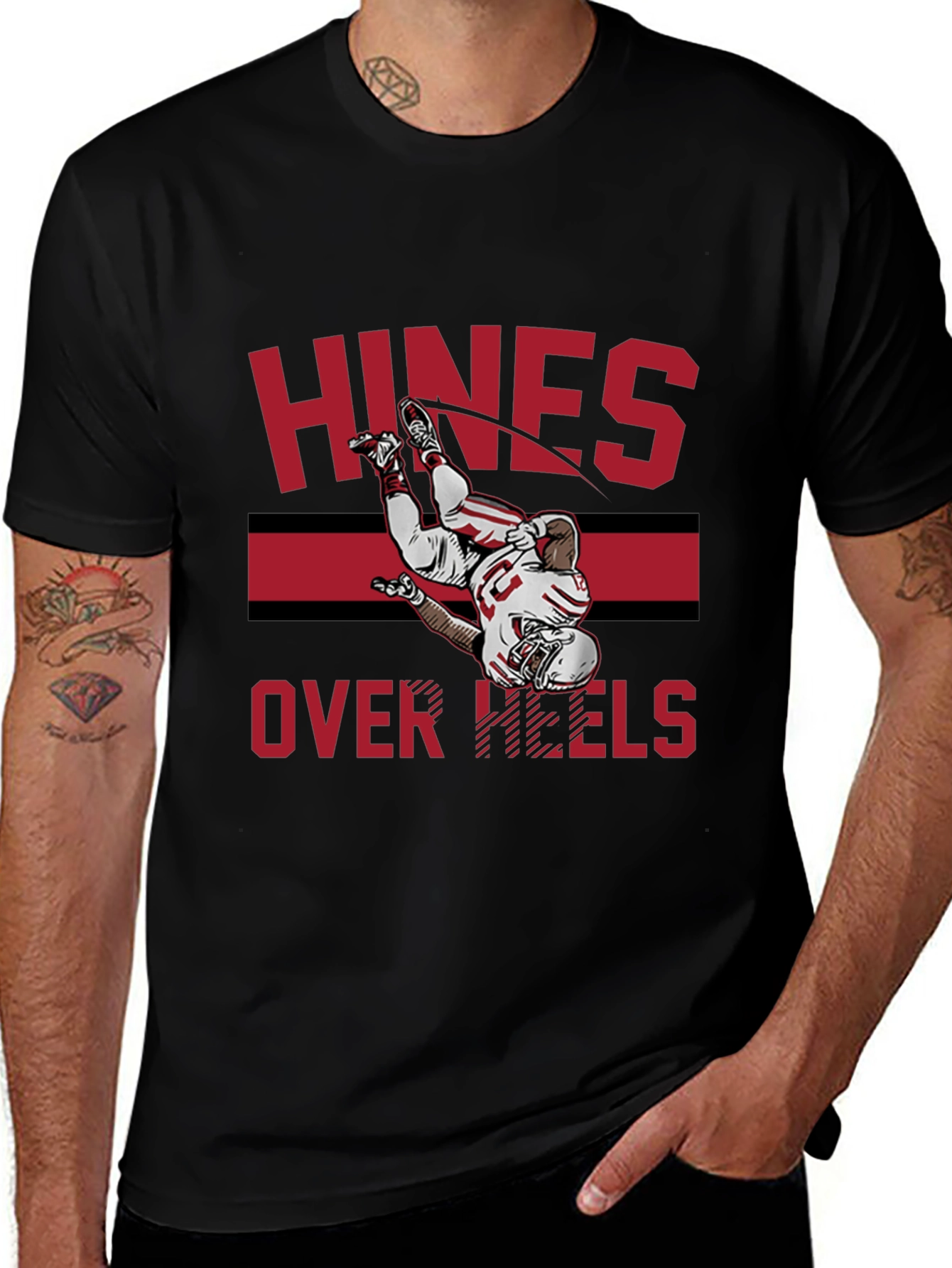 Hines Over Heels Graphic T-Shirt