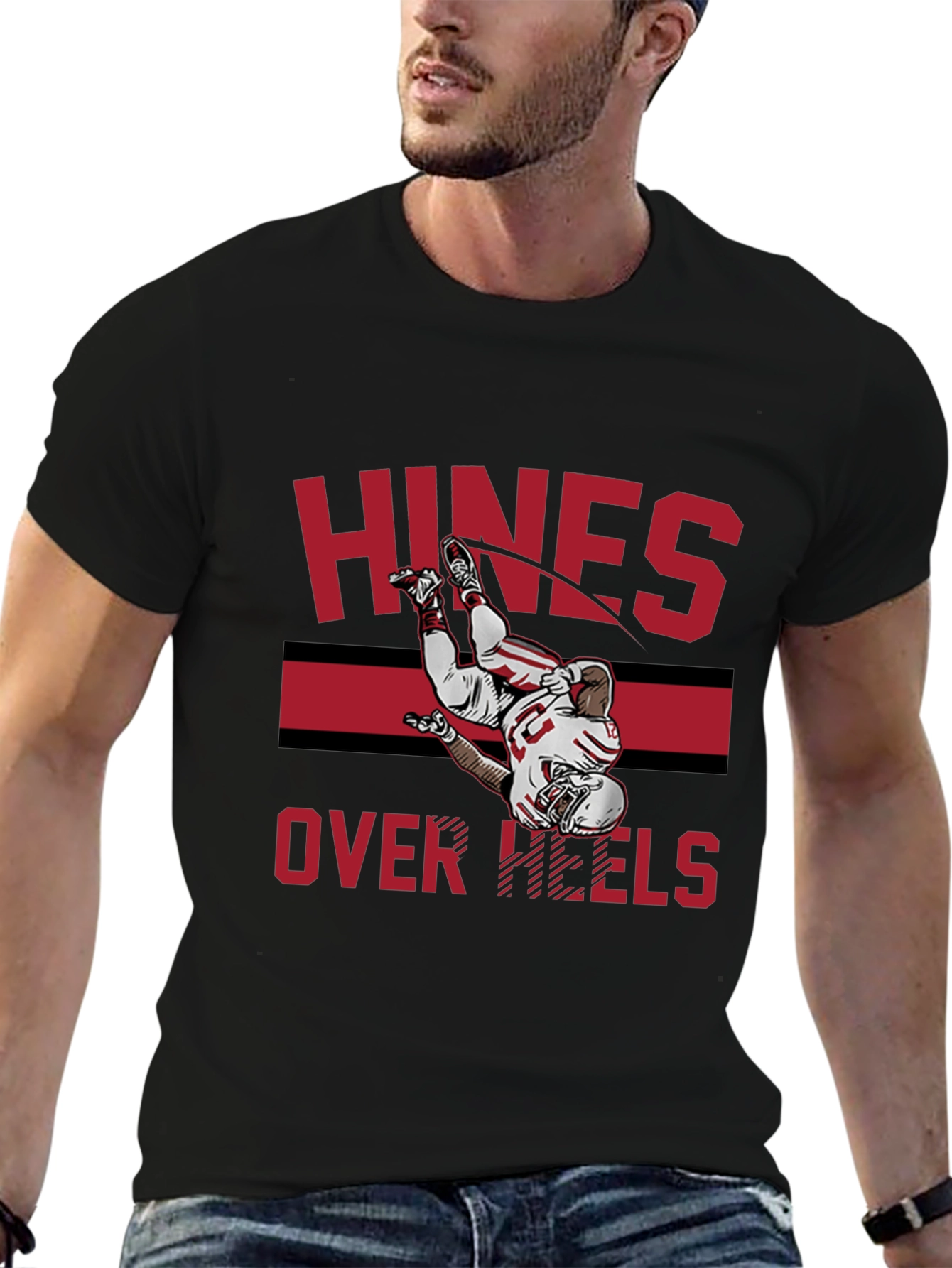 Hines Over Heels Graphic T-Shirt