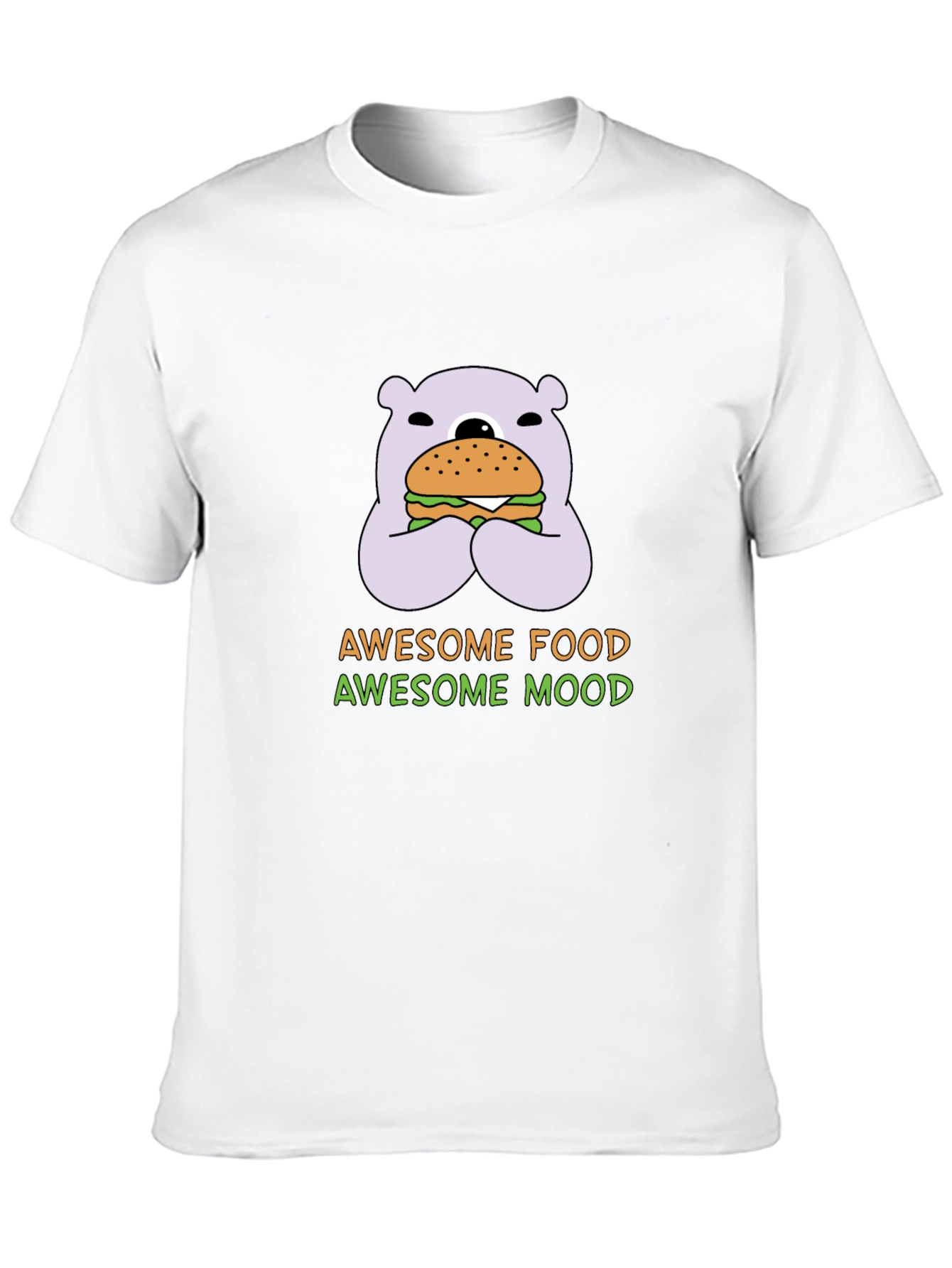 Awesome Food Awesome Mood Graphic T-Shirt