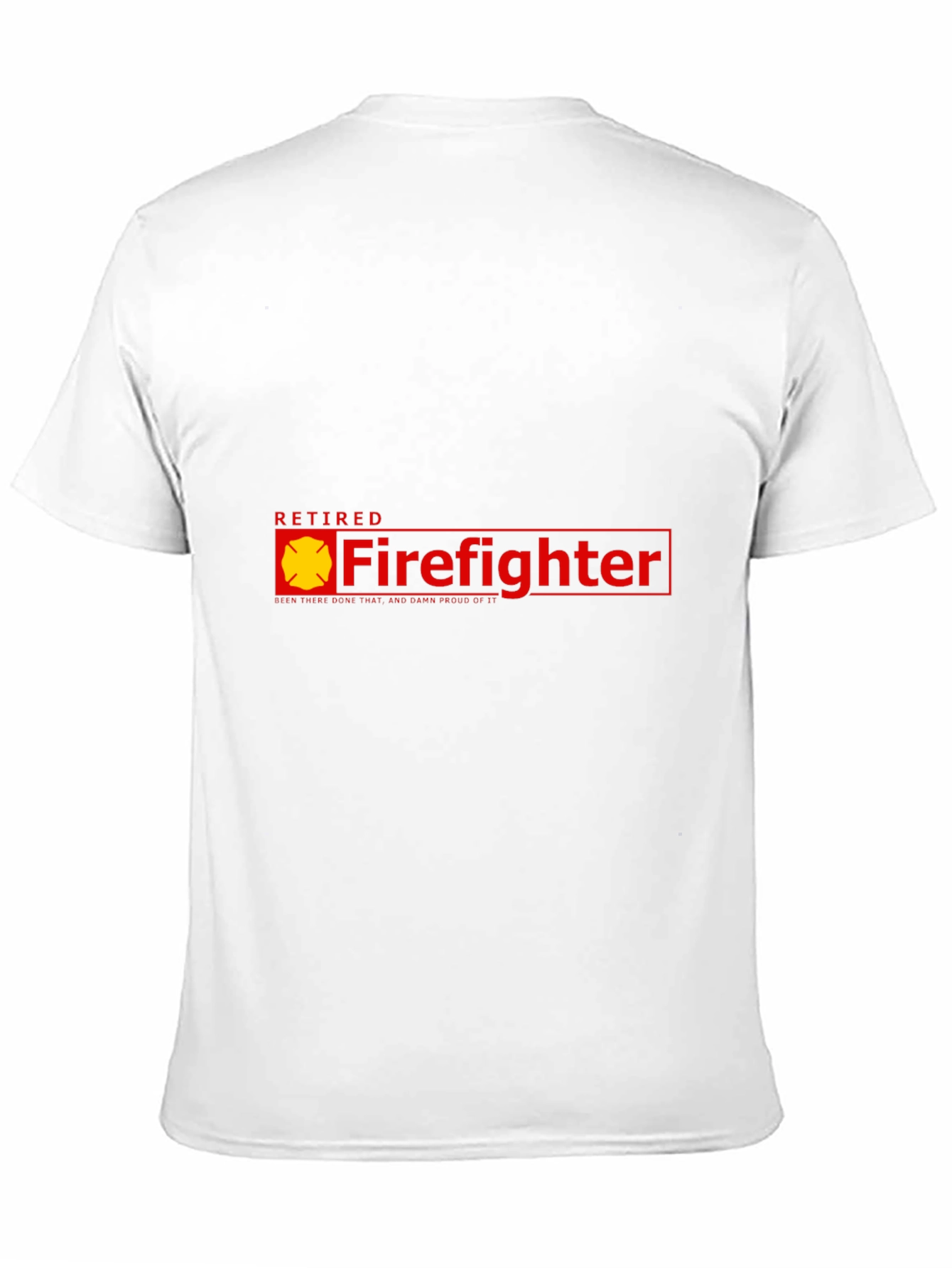 Retired Firefighter T-Shirt - Black