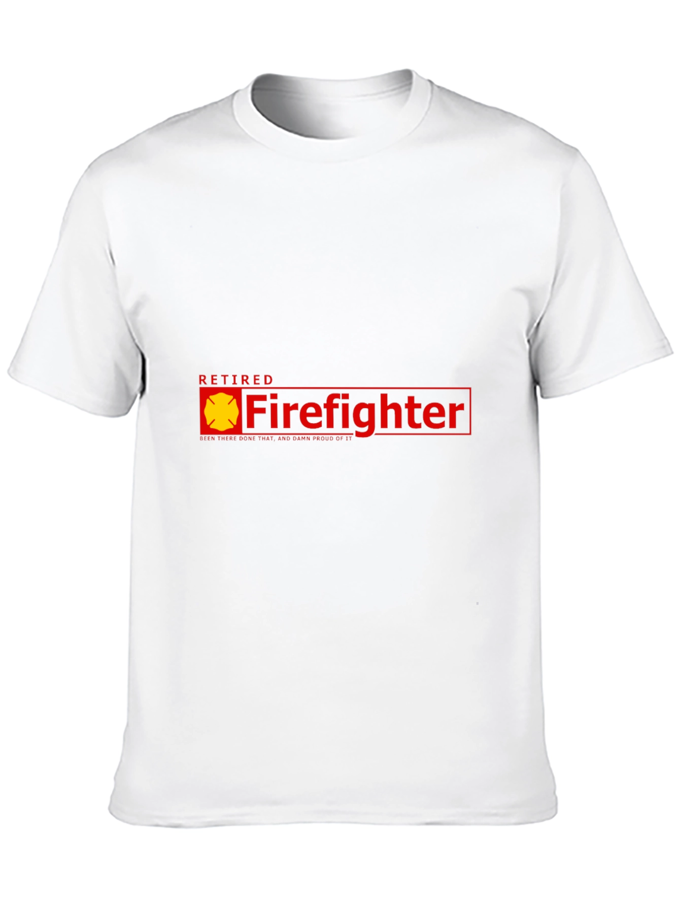 Retired Firefighter T-Shirt - Black
