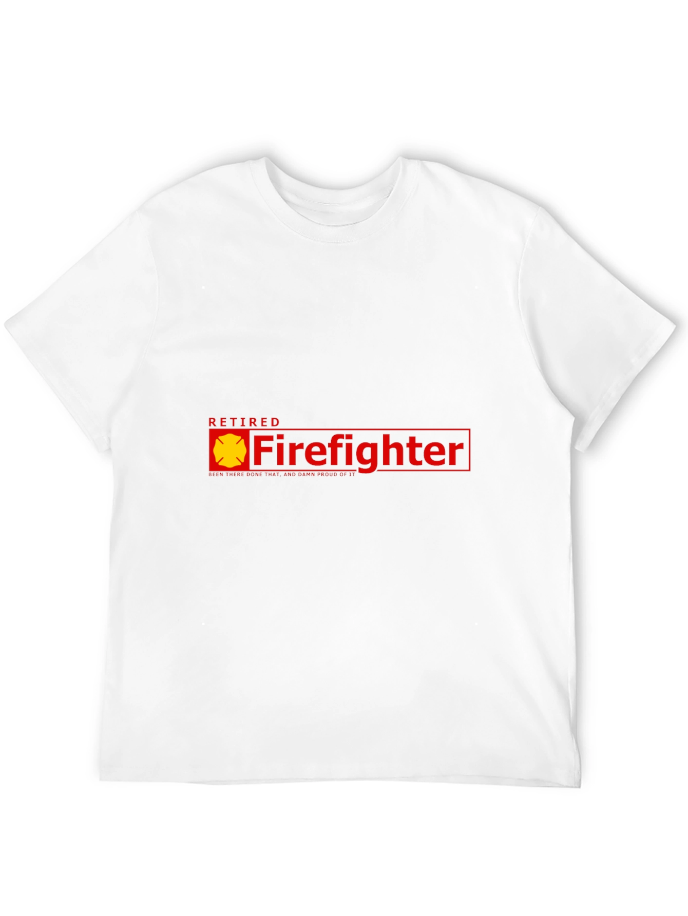 Retired Firefighter T-Shirt - Black