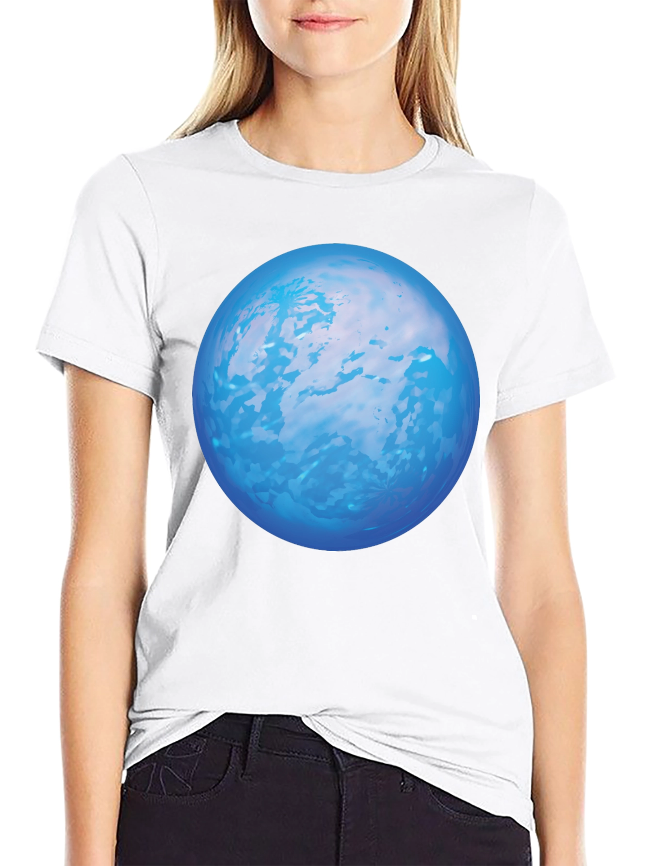 Blue Planet Graphic T-Shirt - Trendy & Unique