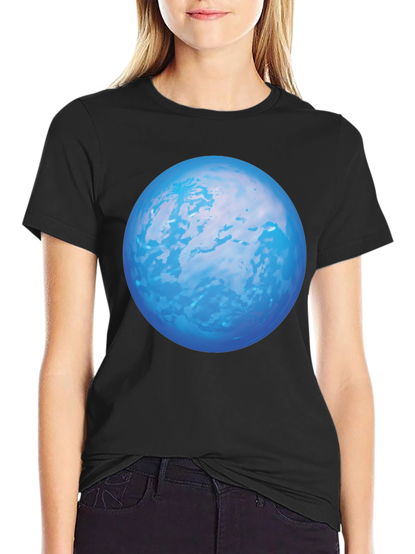 Blue Planet Graphic T-Shirt - Trendy & Unique