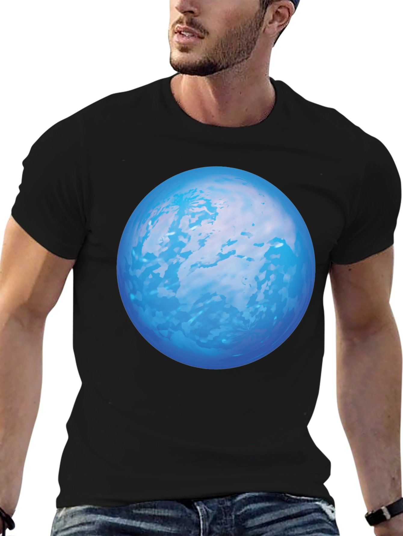 Blue Planet Graphic T-Shirt - Trendy & Unique