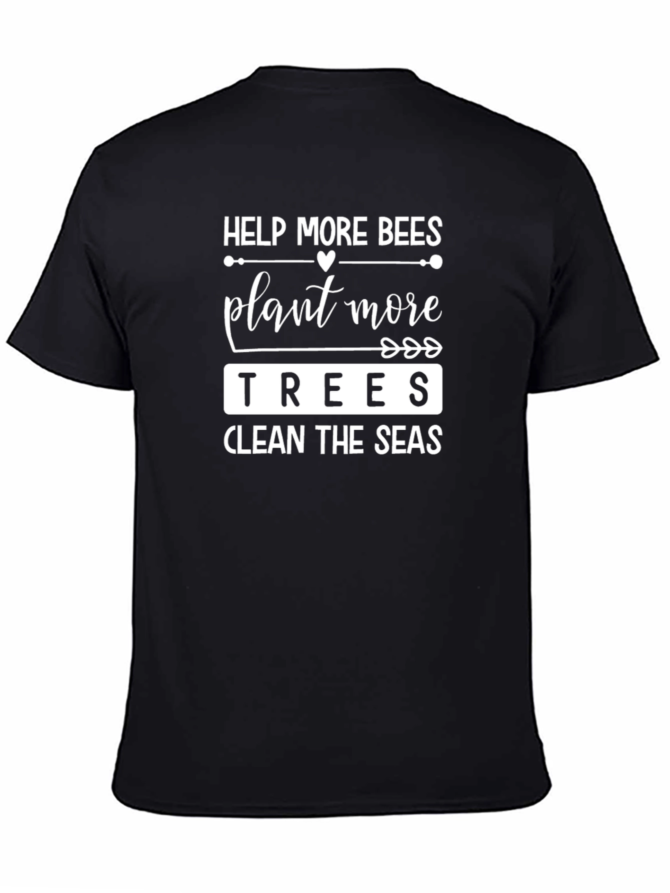 Eco-Friendly Graphic Tee: Help Bees Plant Trees