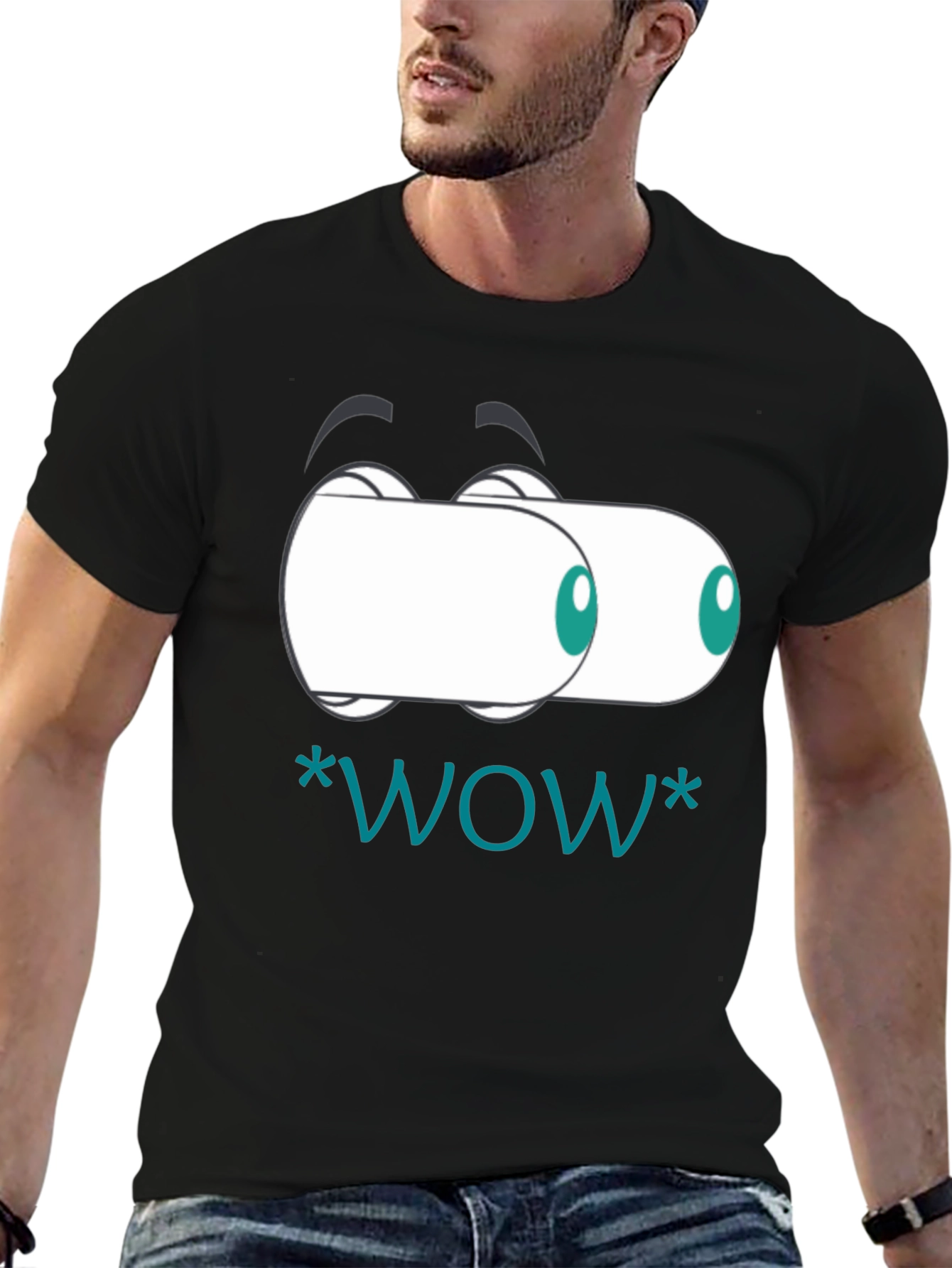 Wow Eyes T-Shirt: Funny Graphic Tee