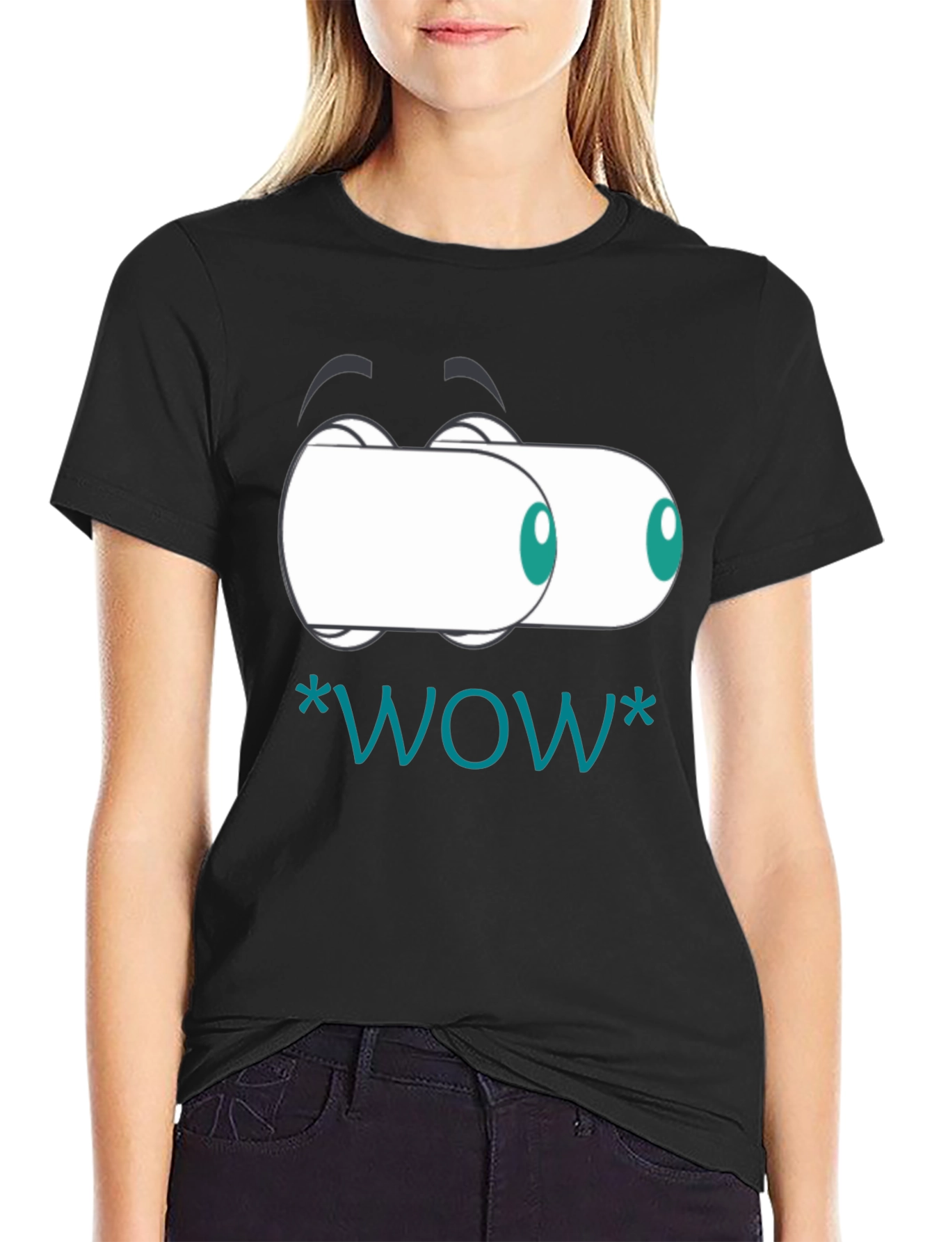 Wow Eyes T-Shirt: Funny Graphic Tee