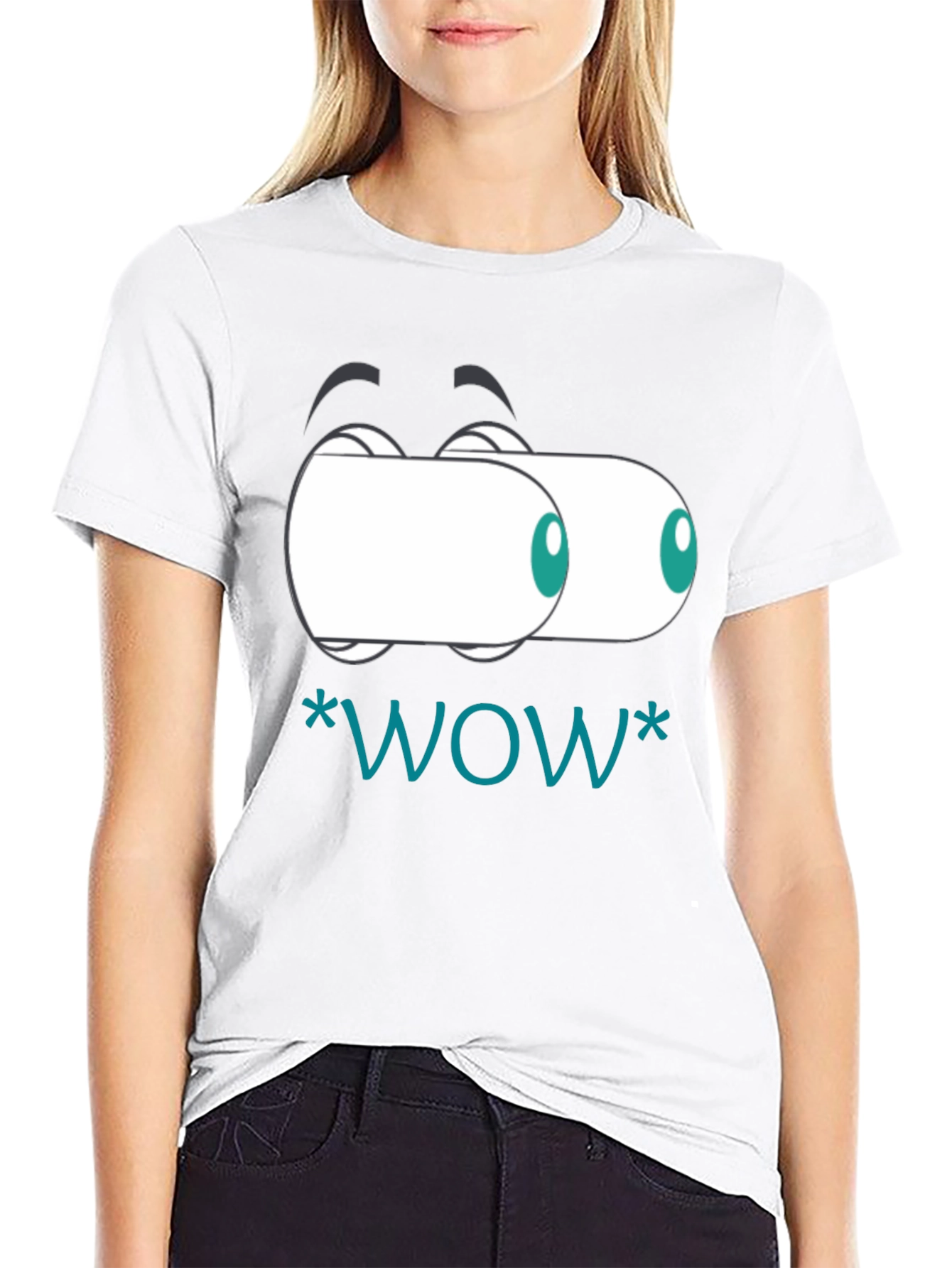 Wow Eyes T-Shirt: Funny Graphic Tee