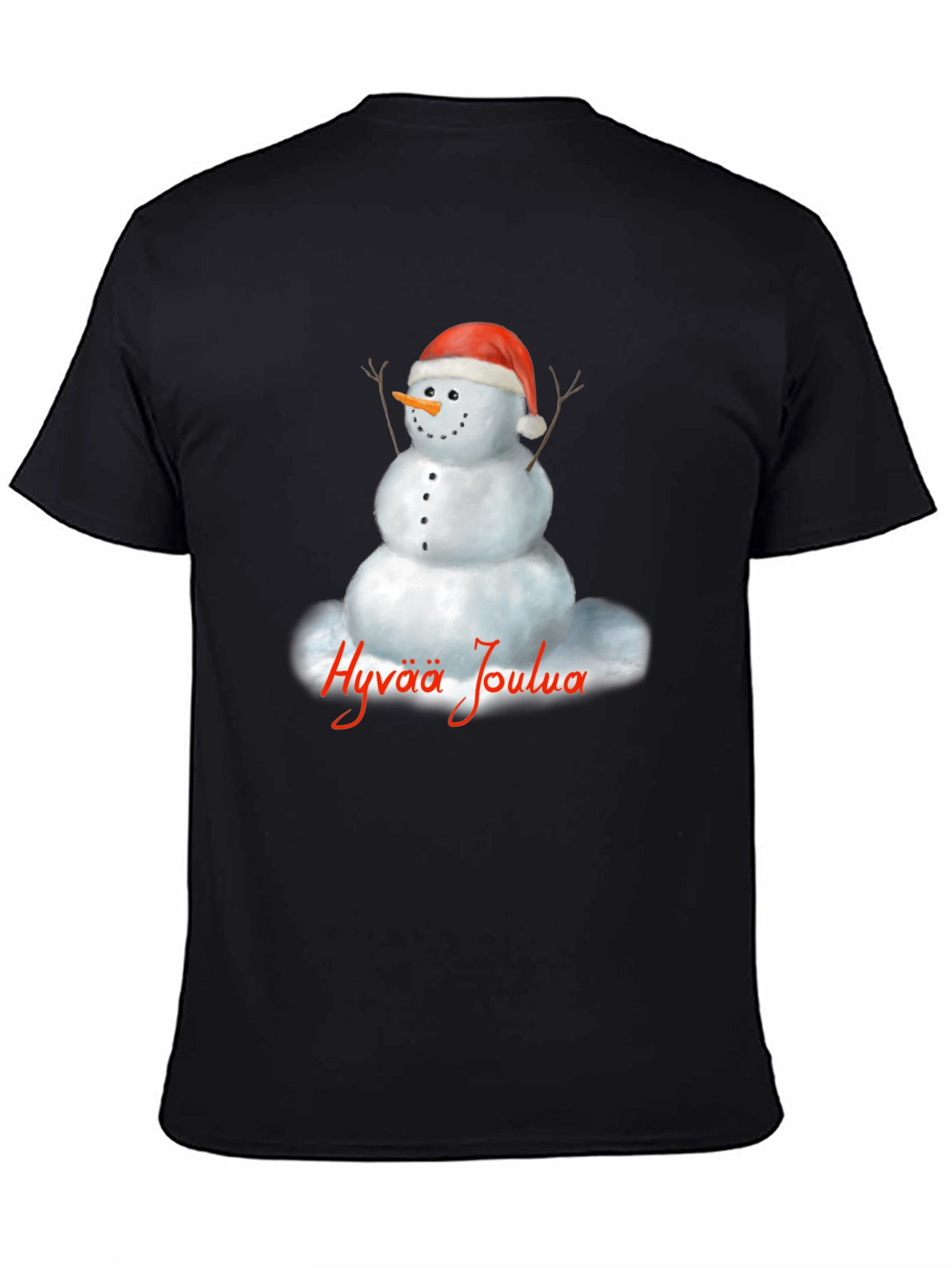 Hyvää Joulua Snowman Holiday T-Shirt