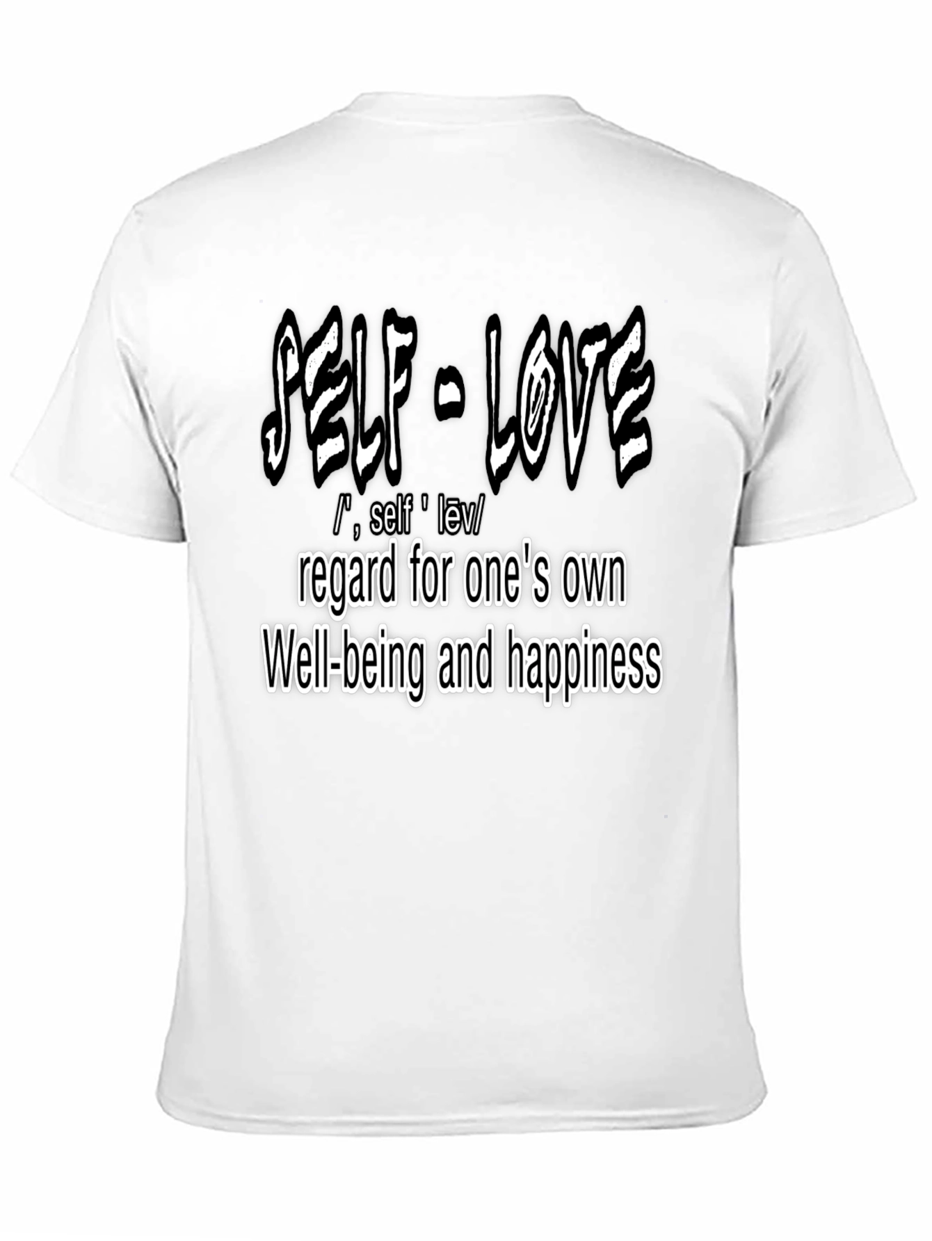 Self-Love Definition Graphic Tee - Black