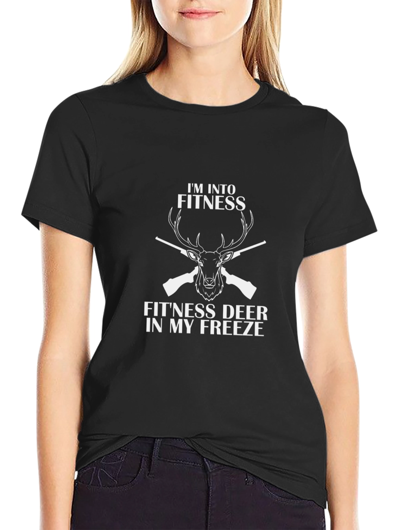 Fitness Deer T-Shirt - Funny Hunting Tee