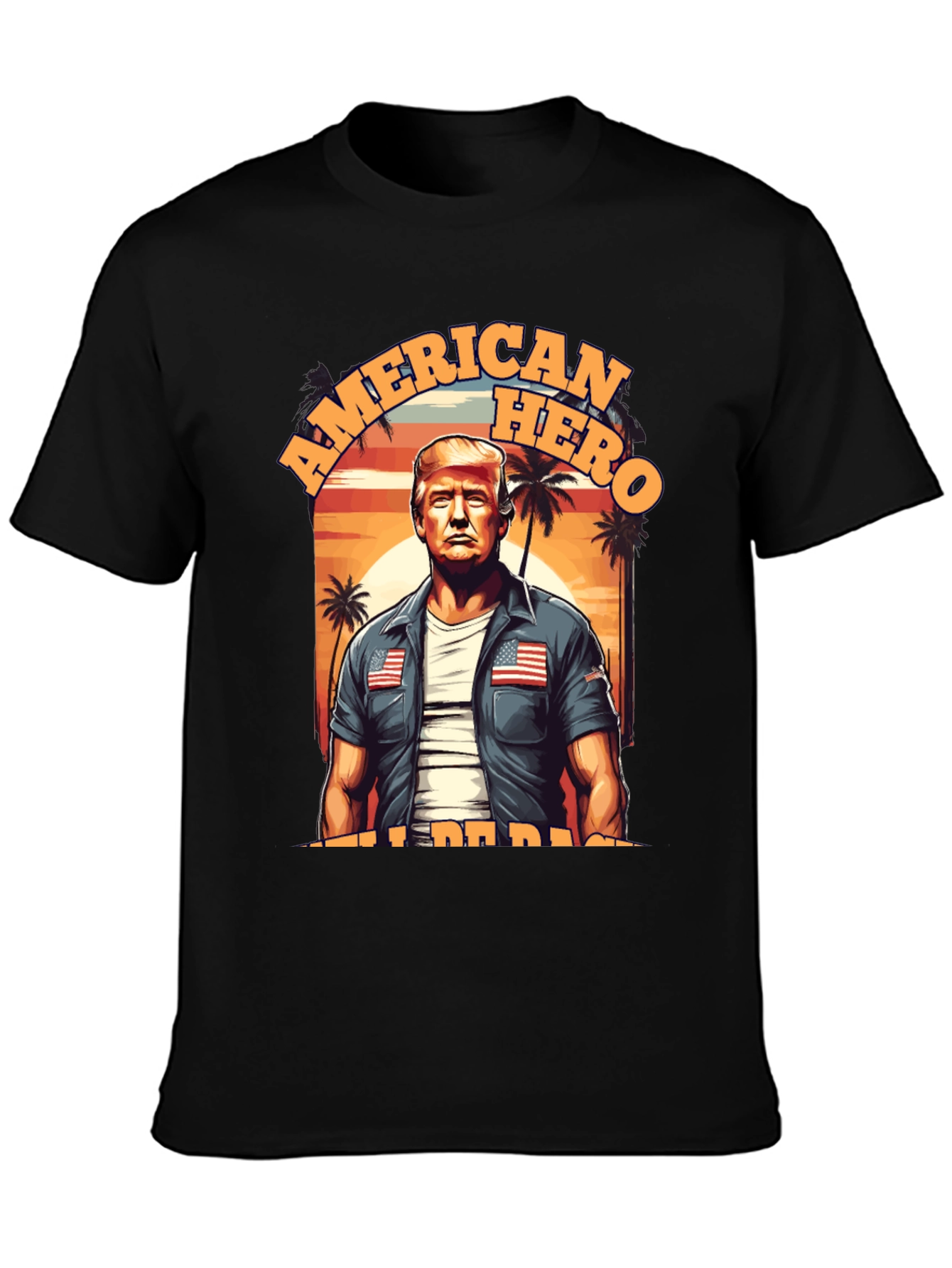 American Hero T-Shirt Patriotic Design
