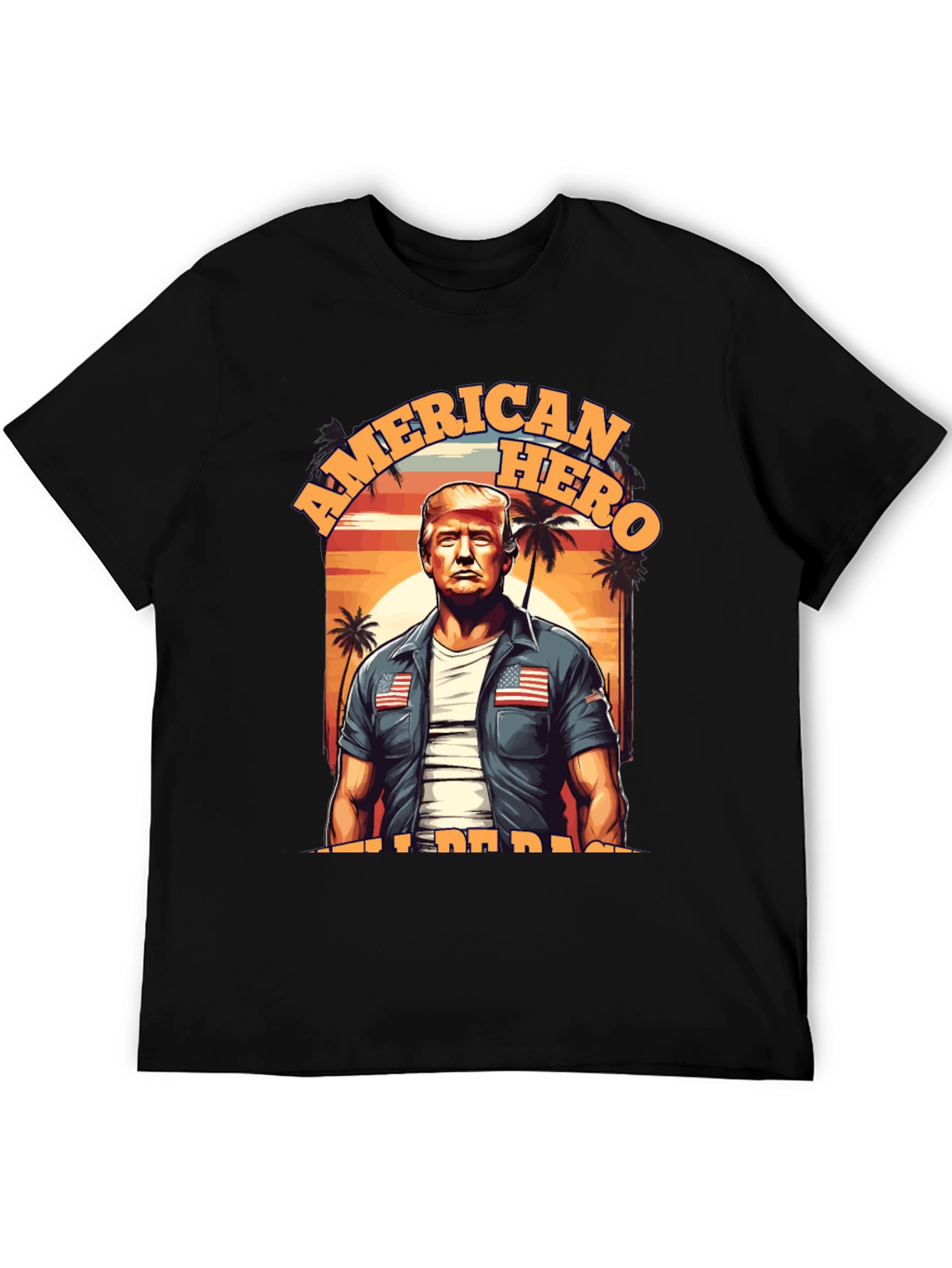 American Hero T-Shirt Patriotic Design