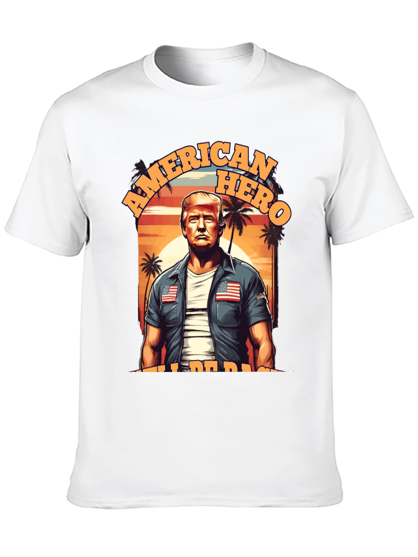 American Hero T-Shirt Patriotic Design