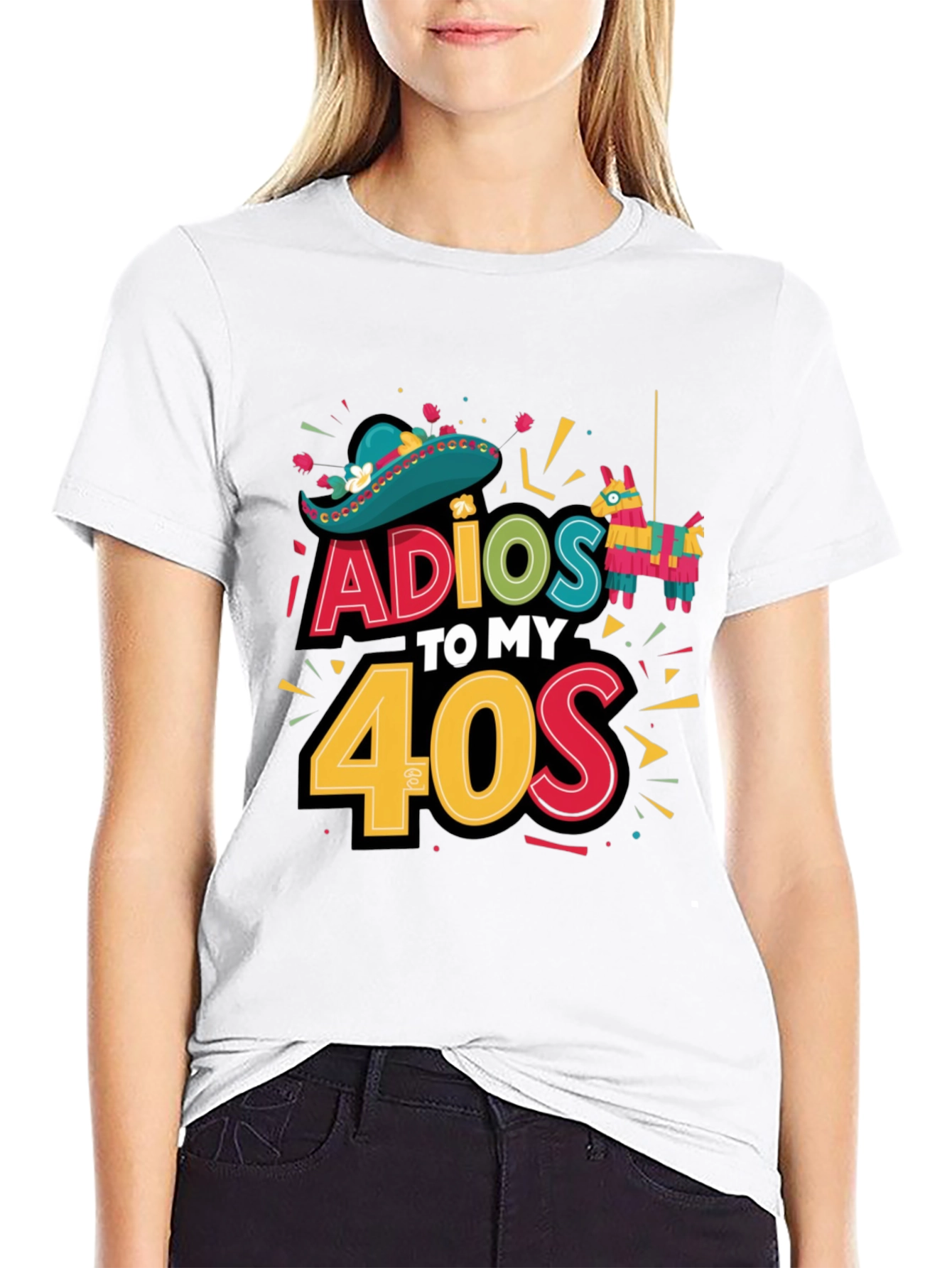 Adios to My 40s Fiesta Birthday T-Shirt