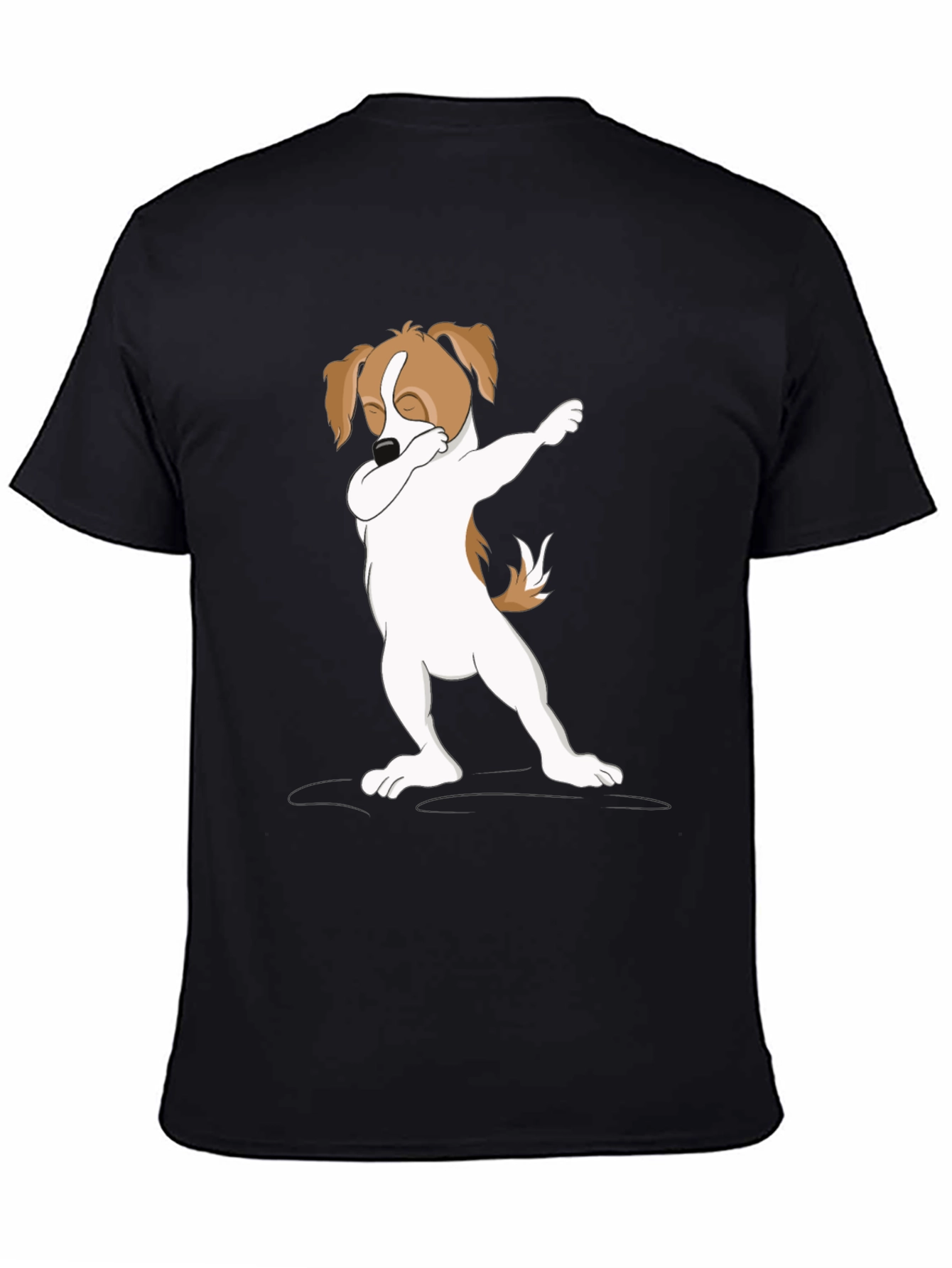 Dabbing Dog Graphic Tee - Trendy Mens T-Shirt