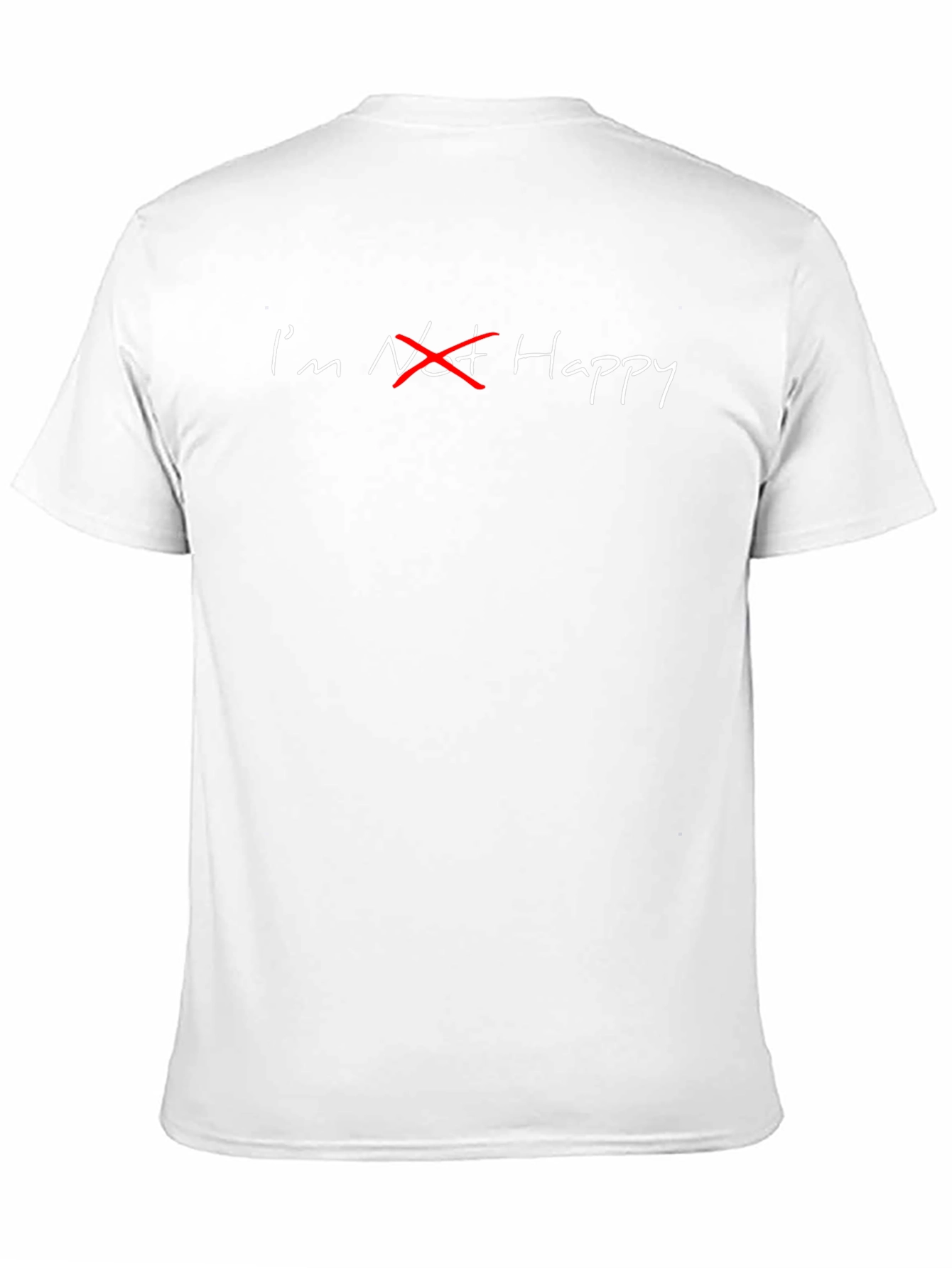 Im Not Happy Black Graphic Tee