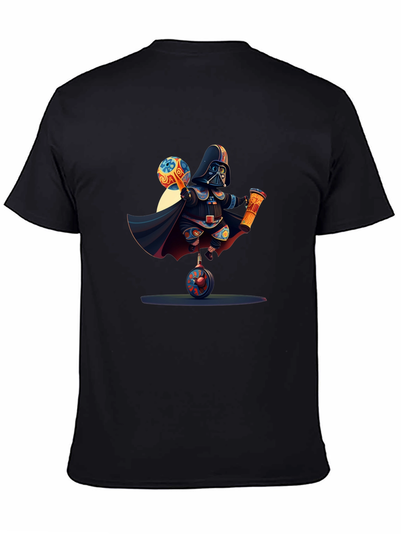 Darth Vader Unicycle T-Shirt - Black
