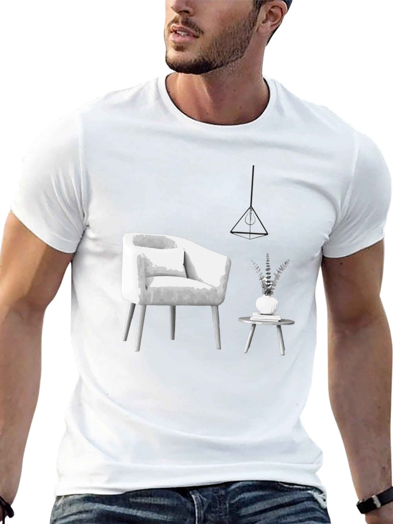Modern Home Decor T-Shirt - Black