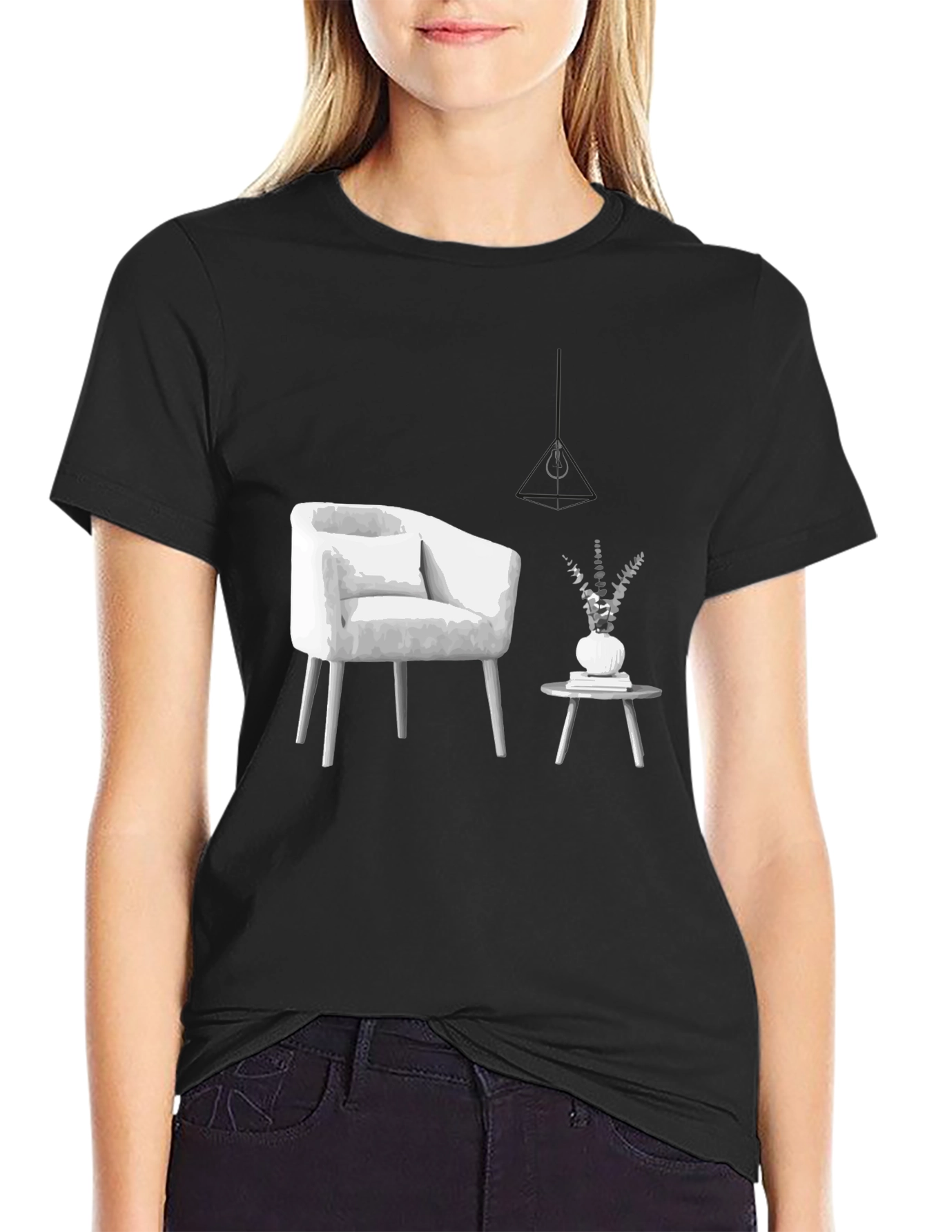 Modern Home Decor T-Shirt - Black