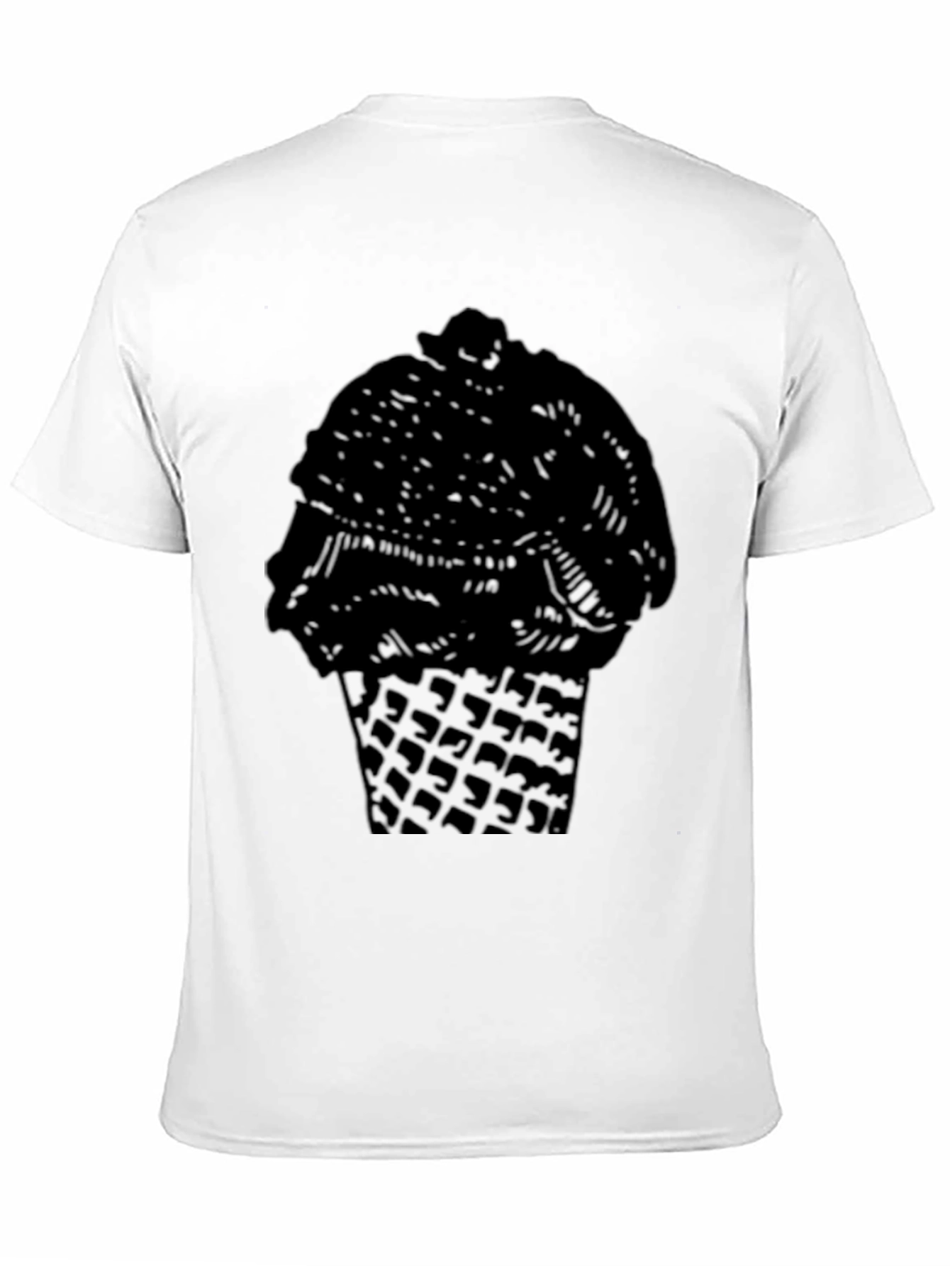 Black Ice Cream Cone Graphic Tee