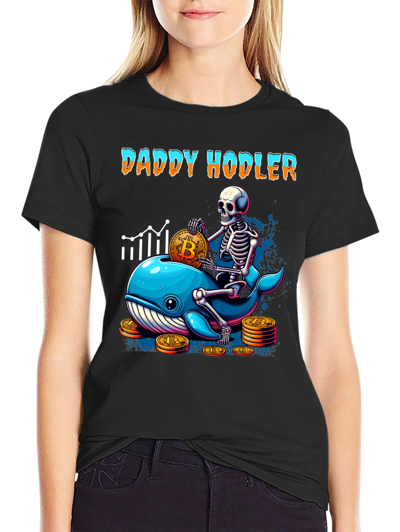 Daddy Hodler Bitcoin Crypto T-Shirt