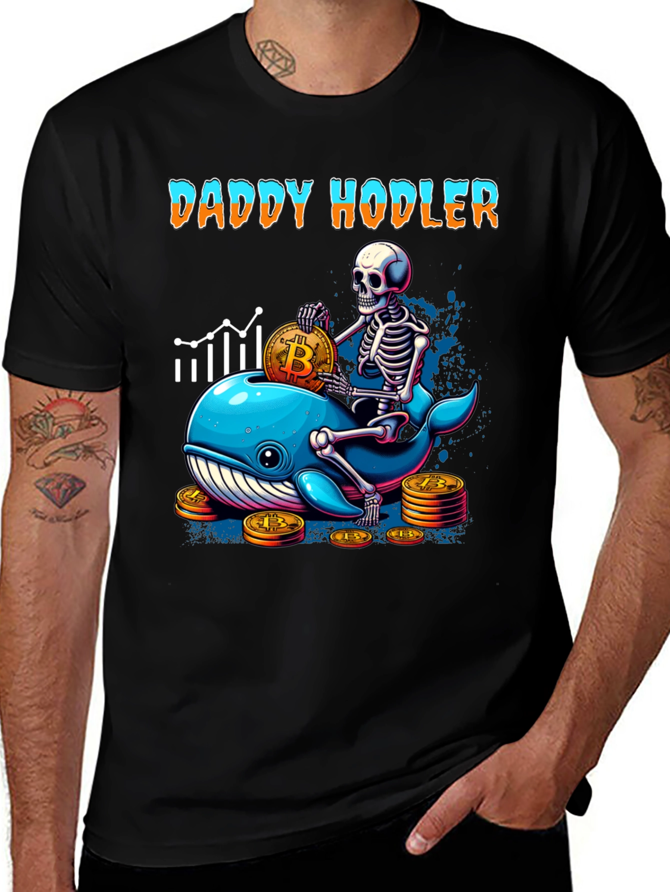 Daddy Hodler Bitcoin Crypto T-Shirt