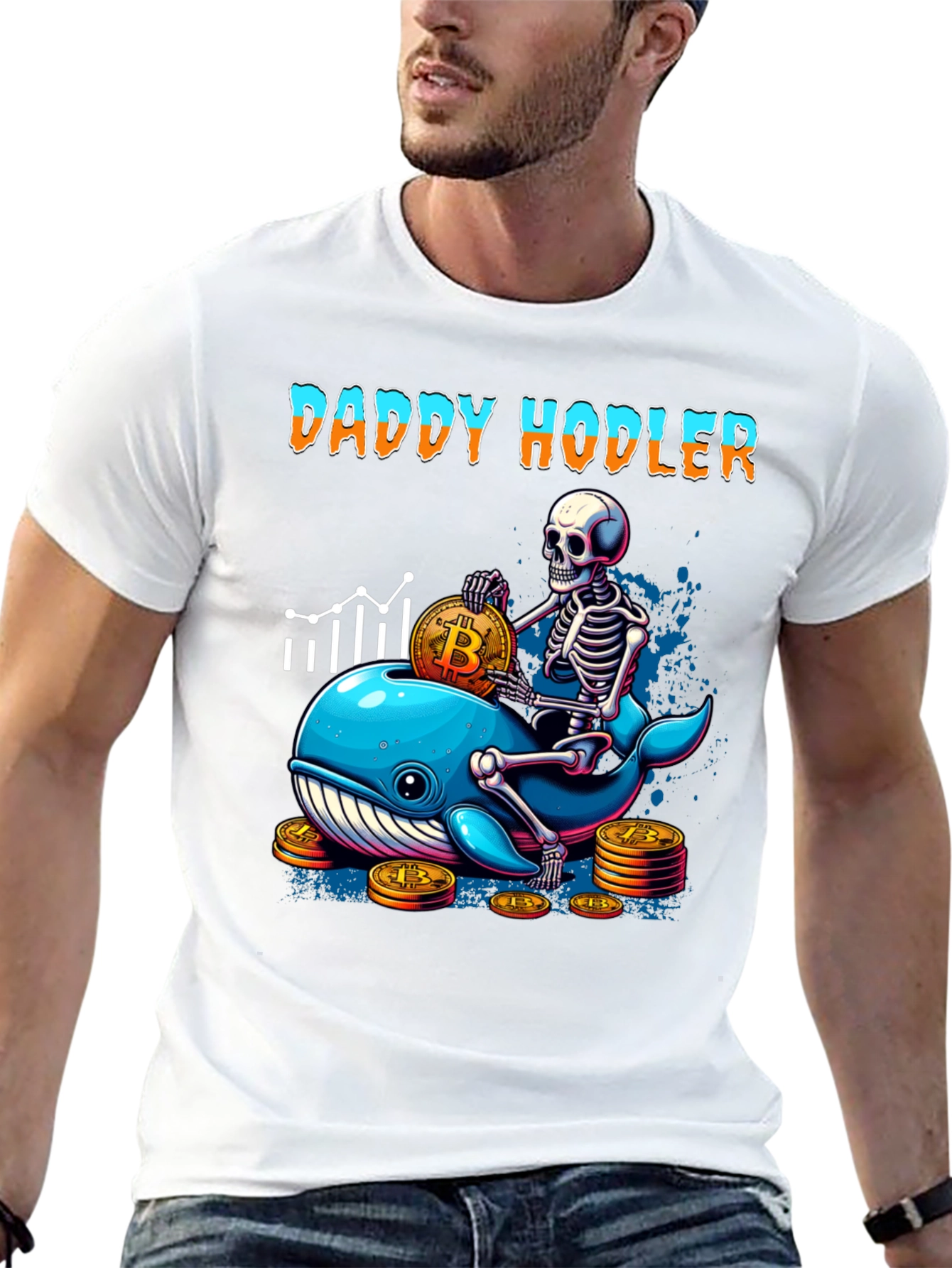 Daddy Hodler Bitcoin Crypto T-Shirt