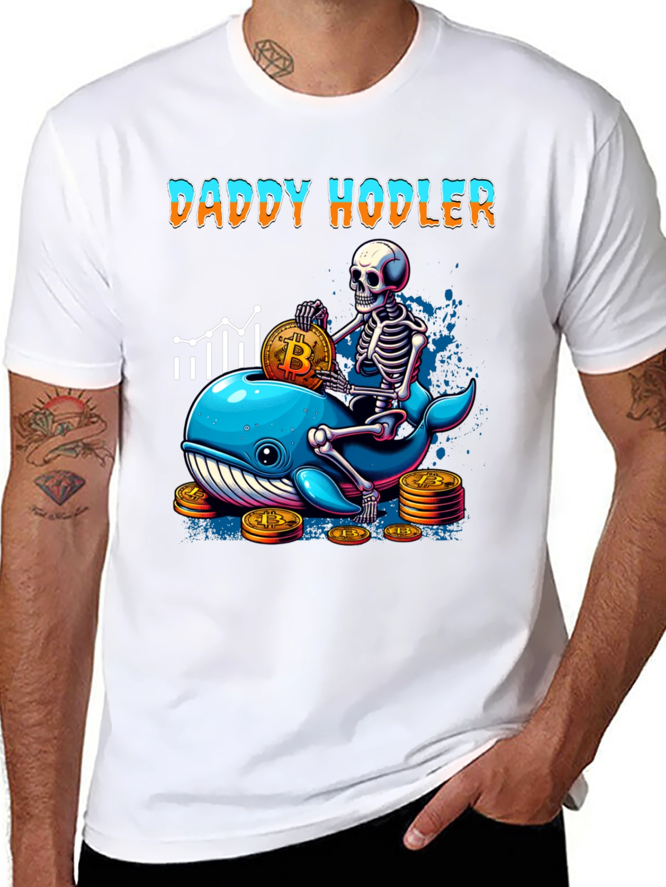 Daddy Hodler Bitcoin Crypto T-Shirt