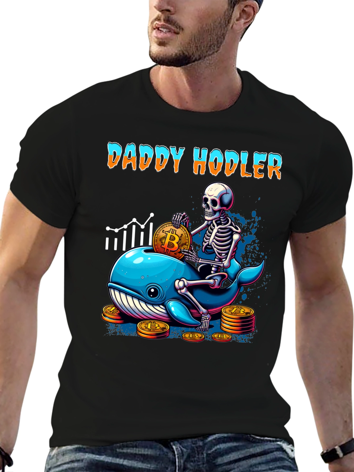 Daddy Hodler Bitcoin Crypto T-Shirt