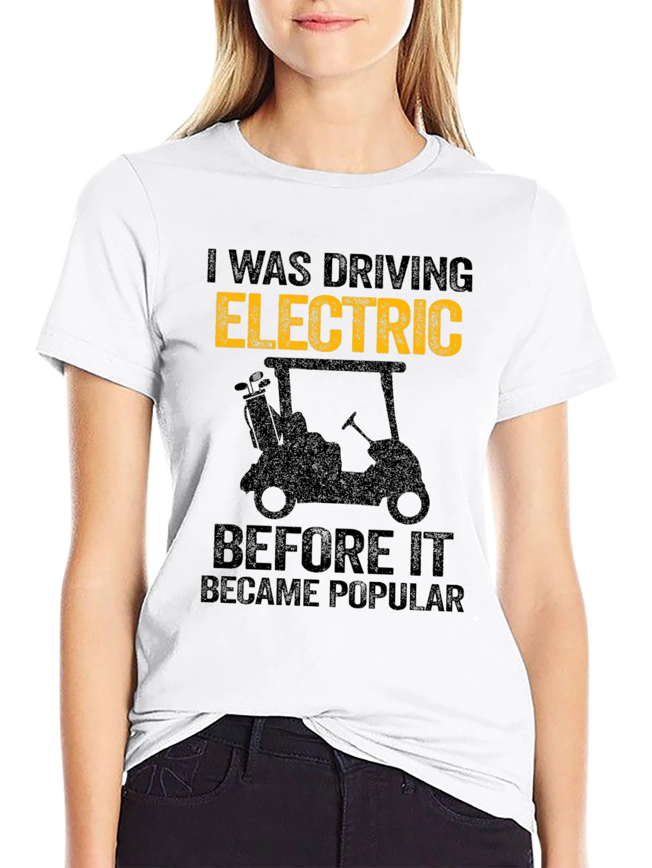Electric Golf Cart T-Shirt - Drive Electric!