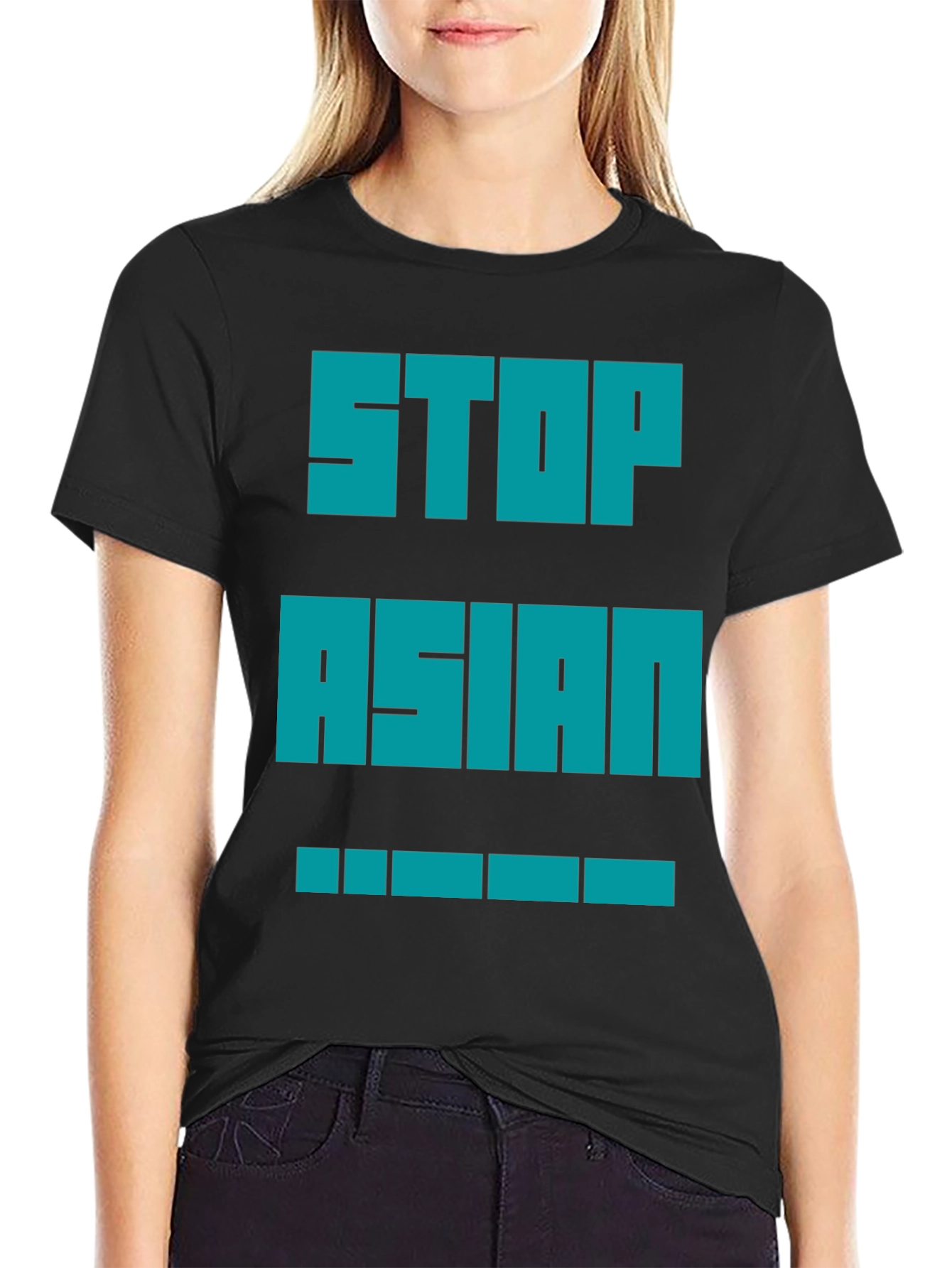 Statement T-Shirt - Stop Asian