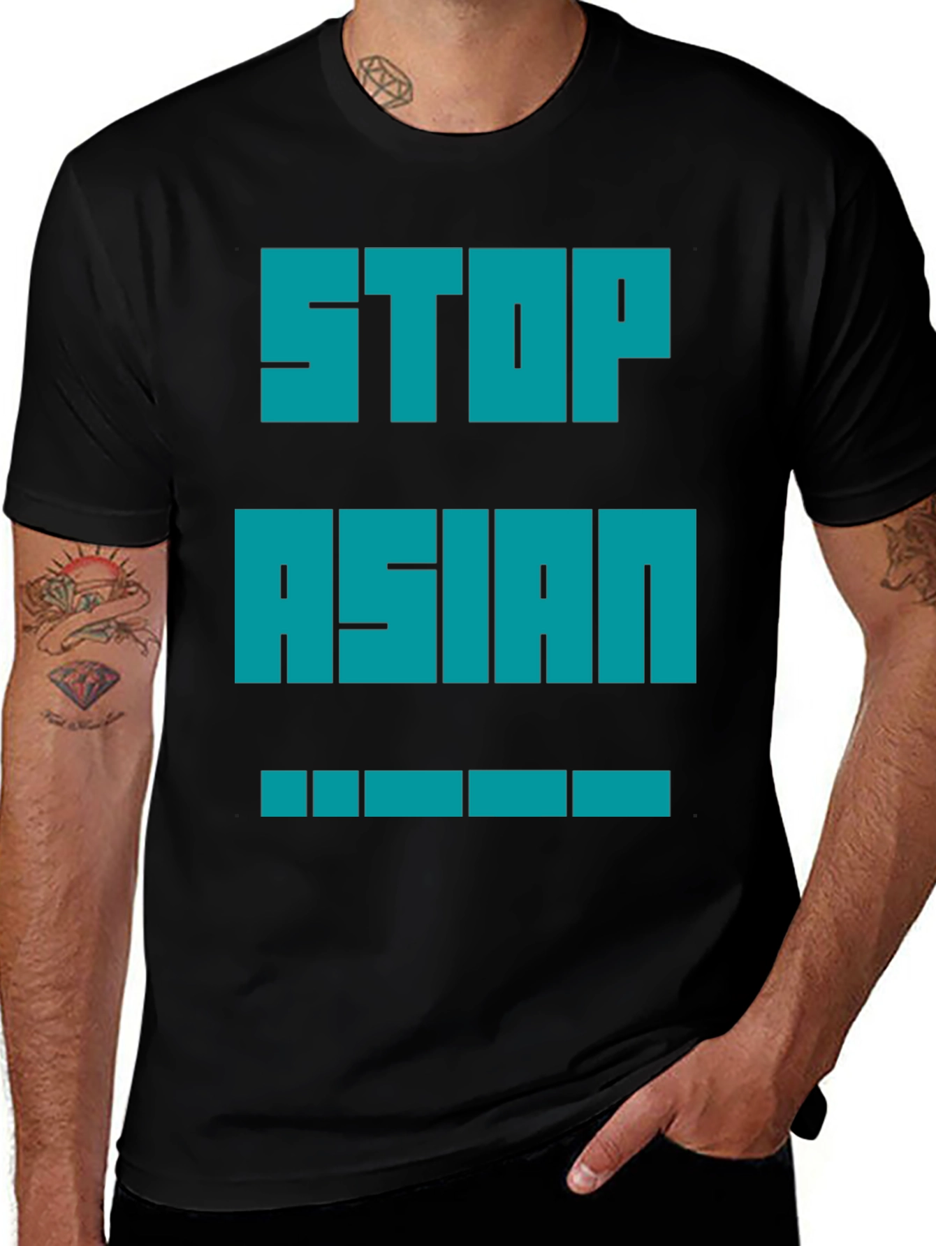 Statement T-Shirt - Stop Asian